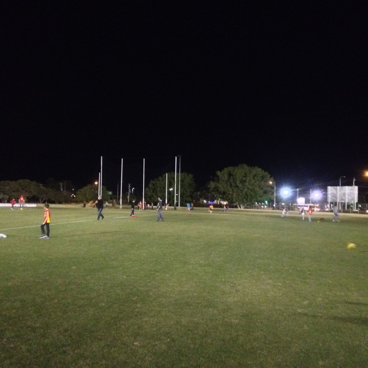 Fans kicking footies on the fan ground before the match episode artwork