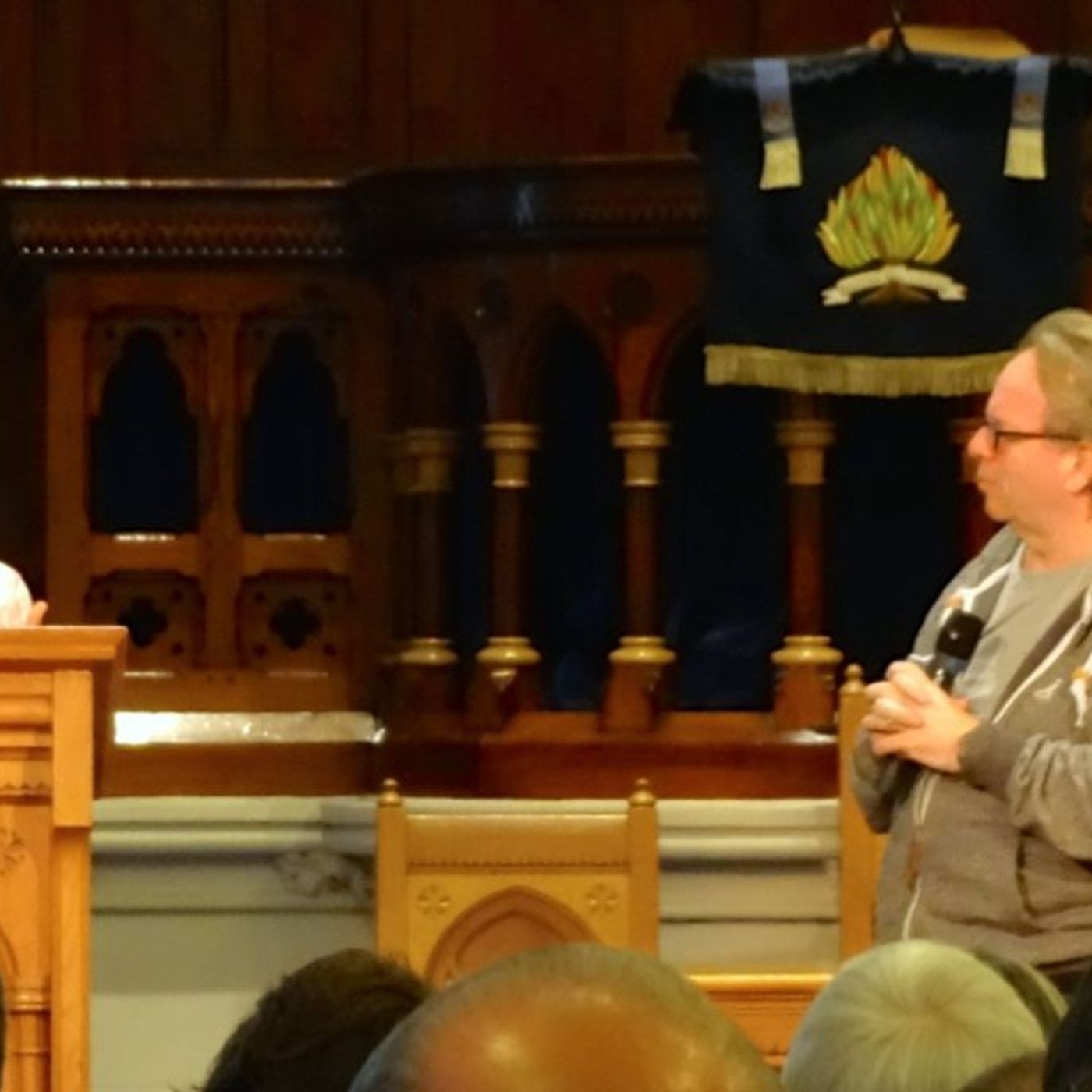 Q&A with @GladysGaniel on subject of emergent church at @Fitzroypc episode artwork