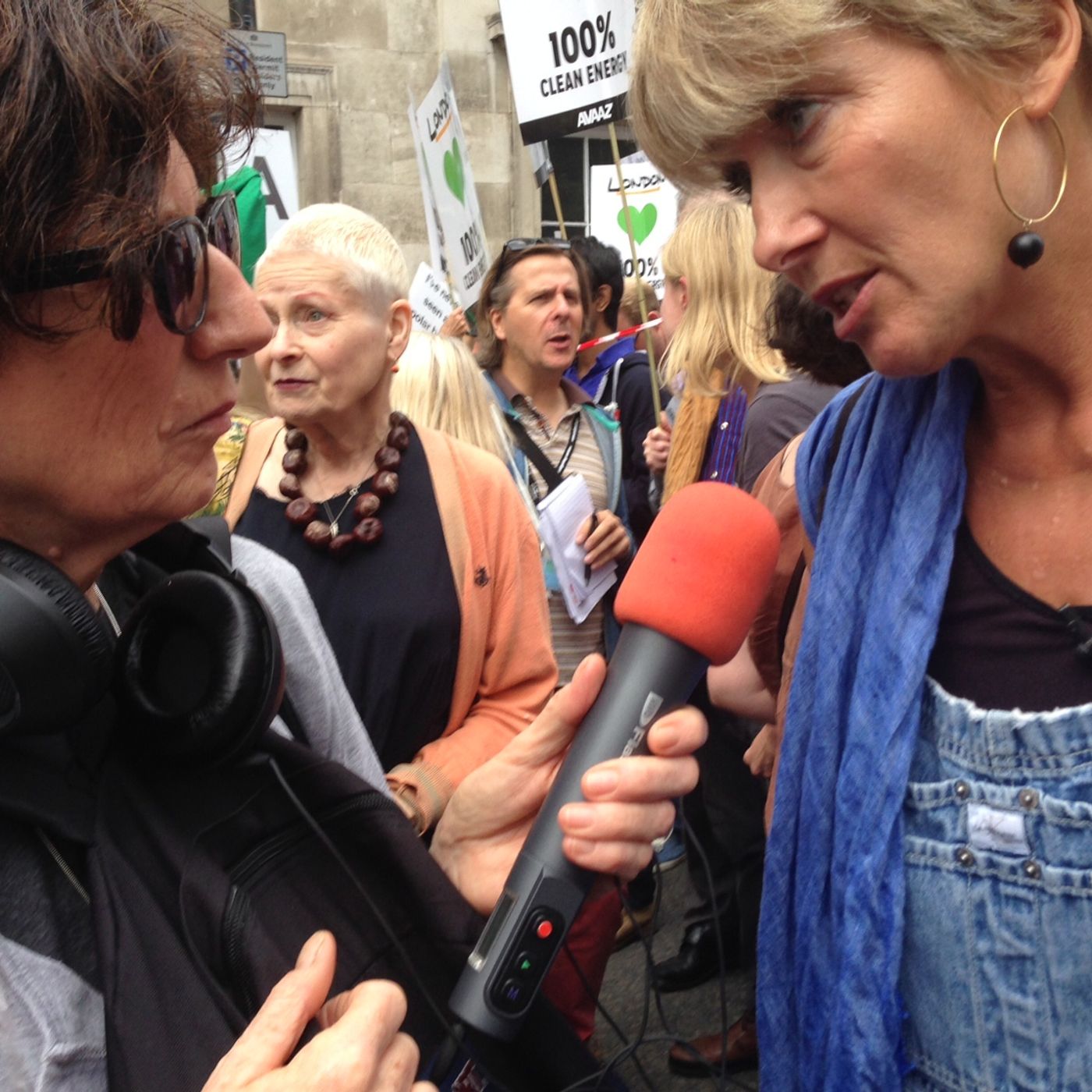 Emma Thompson and Vivienne Westwood London Climate March episode artwork