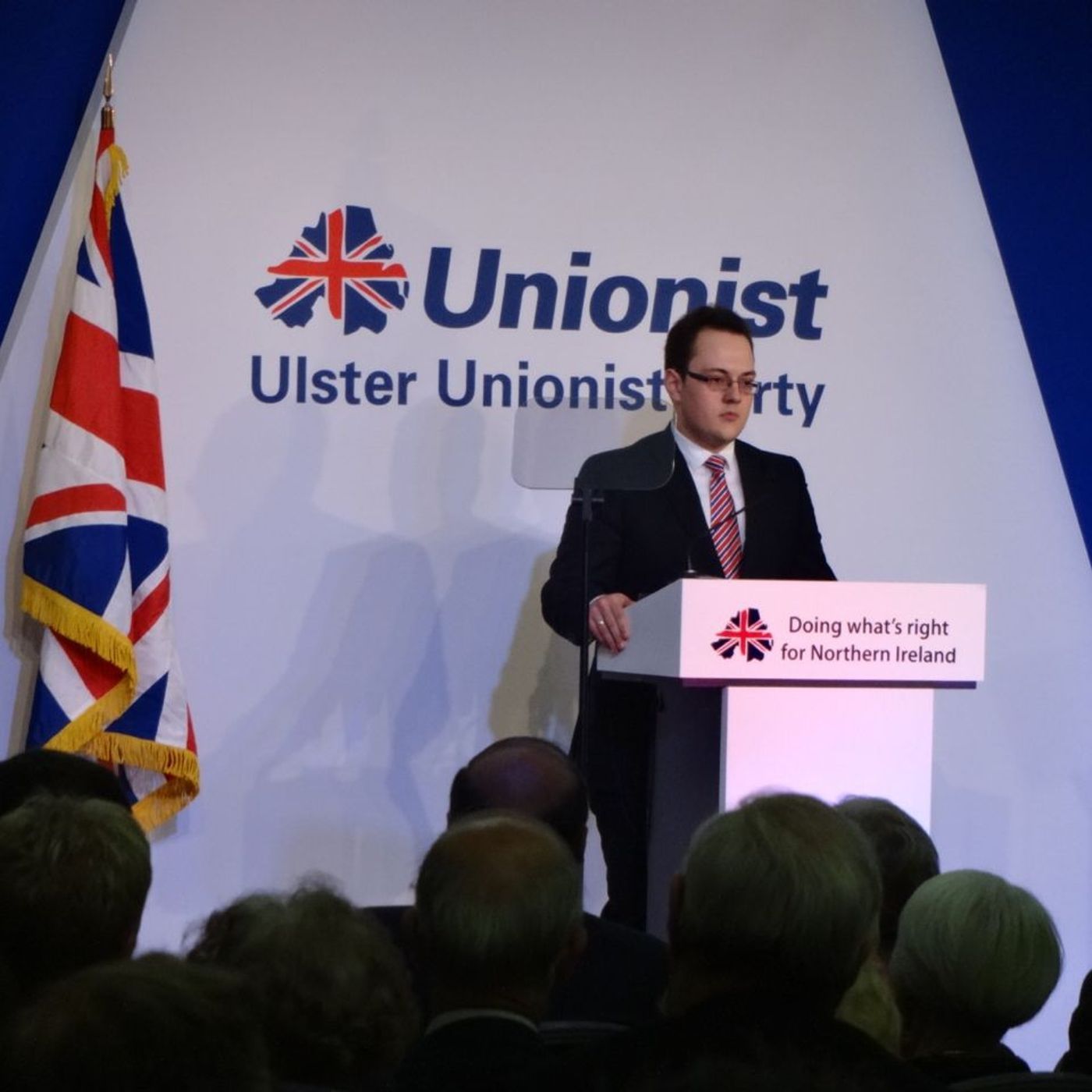 Councillor @alexredpath1989 introduces party leader @mikenesbittni #UUP2014 episode artwork