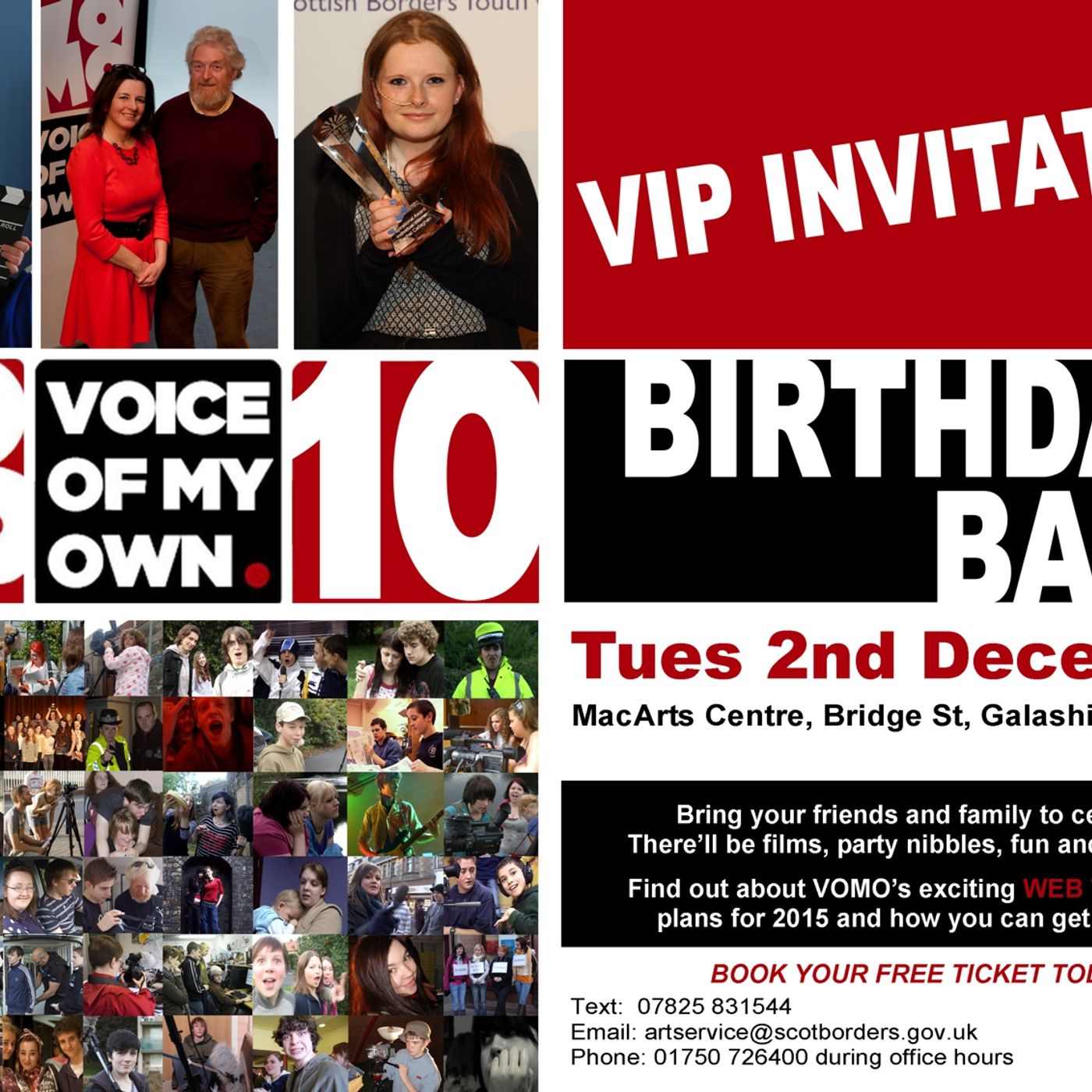 Wired on Radio Borders Report - VOMO get ready for their big 10th Birthday Bash! episode artwork