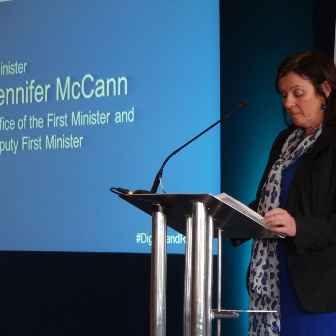 #DignityAndRights Junior Minister @JenniferMcCann0 on role of OFMdFM around human dignity episode artwork