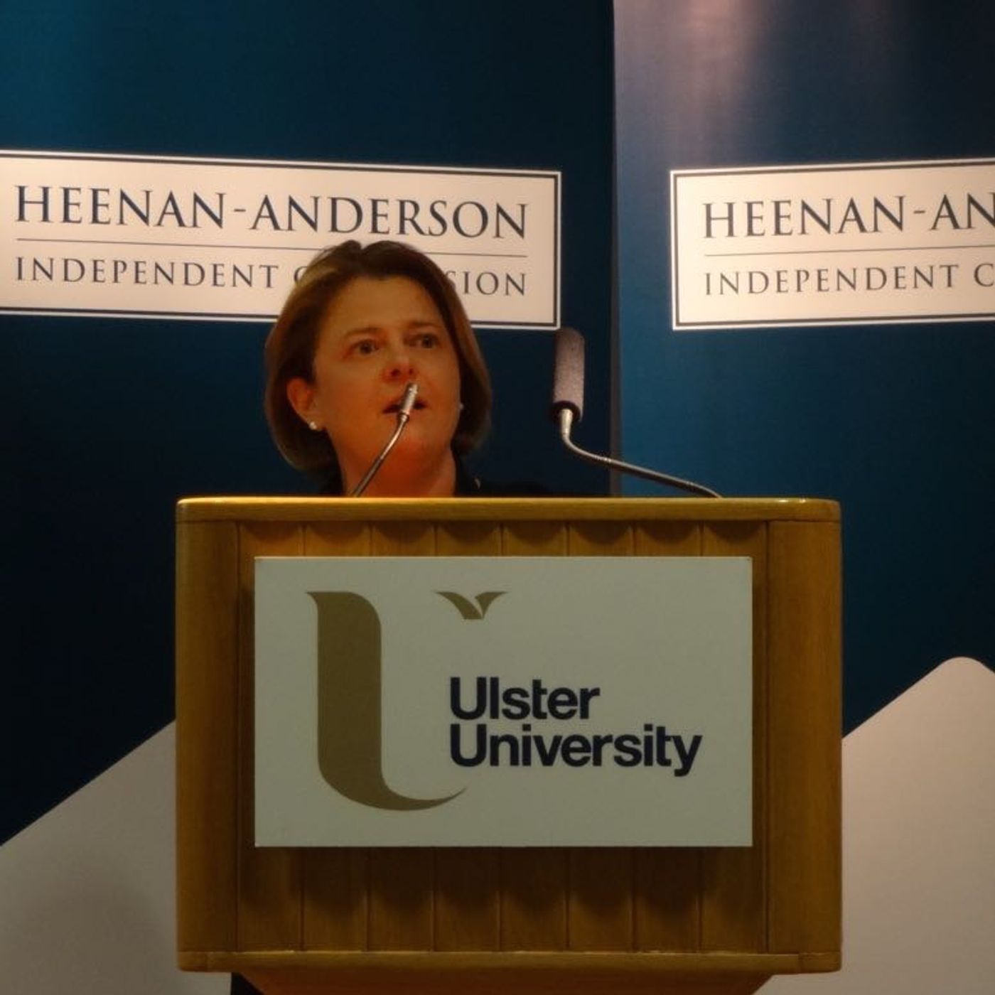 #heenananderson @EvaGrosman introduces Labour leader @Ed_Miliband at @UlsterUni episode artwork