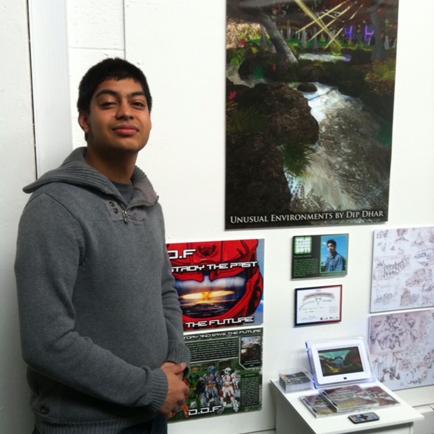 Ep#4 Uclan Degree Show, Dip Dhar talks about his Games Design exhibition episode artwork