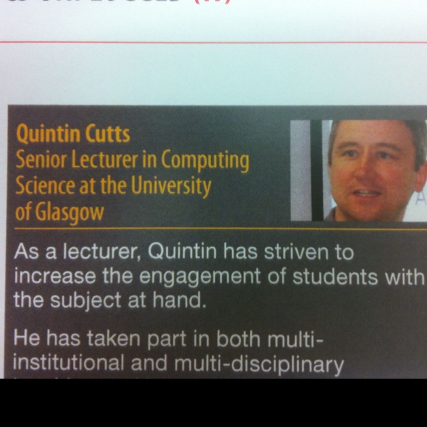 Ep#9 Fiona McCallum describes Quintin Cutts' "Activating Pupils" workshop, children as computer components episode artwork