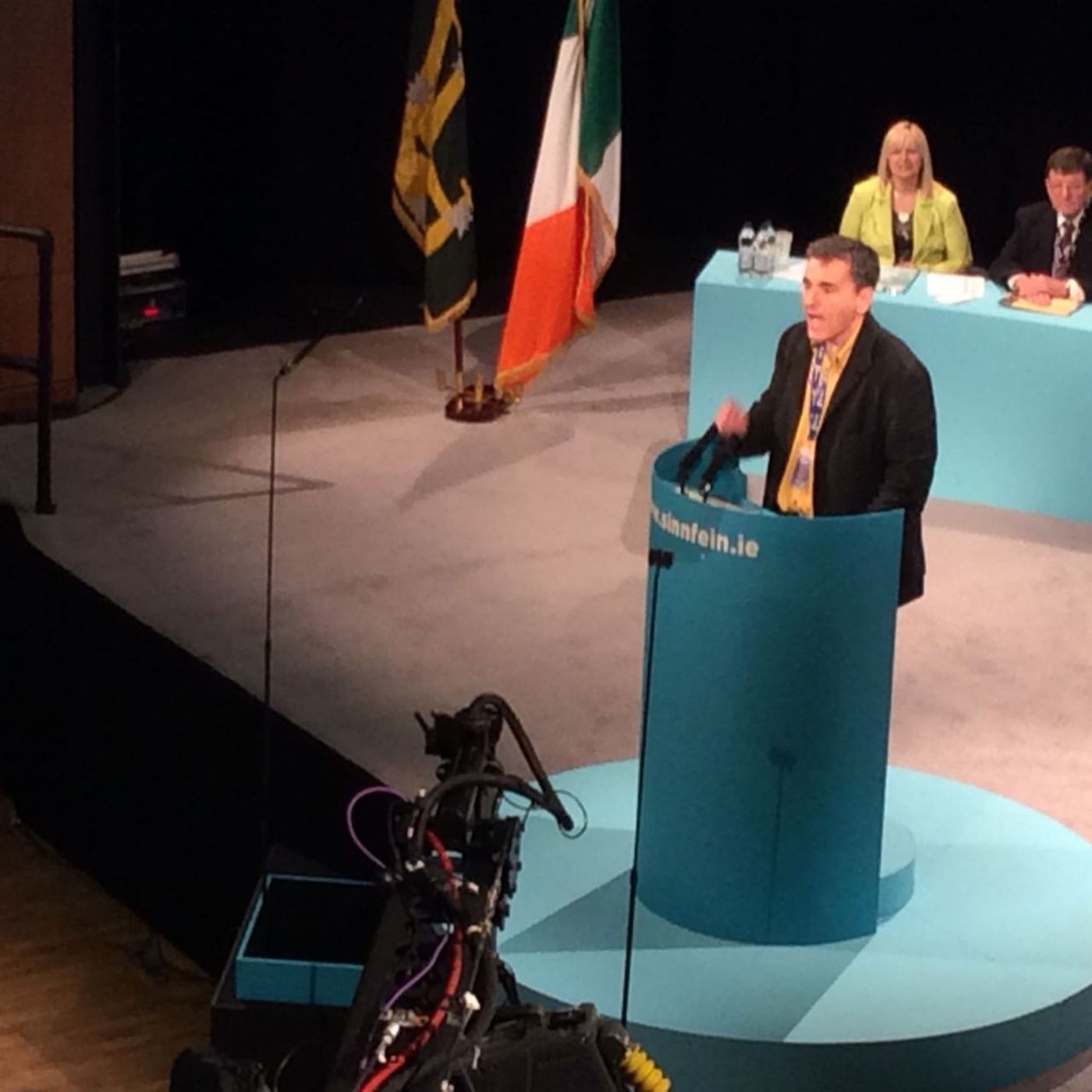 #sfaf2015 Euclid Tsakalotos (Deputy Finance Minister in Greek Syriza government) at Ard Fheis episode artwork