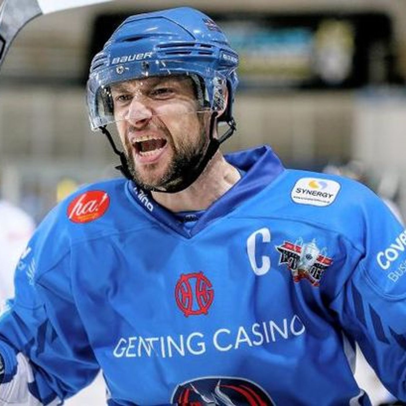 Coventry Blaze players celebrate on the ice after winning the Playoff Championship #EIHL episode artwork