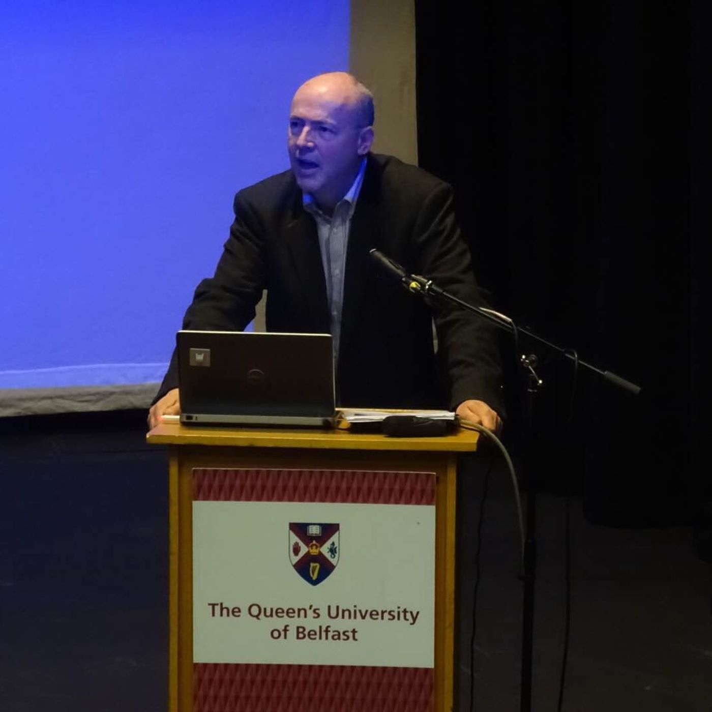 Graham Walker introducing Cross Currents in British & Irish #WorkingClassLife conference @QUB_Humanities episode artwork