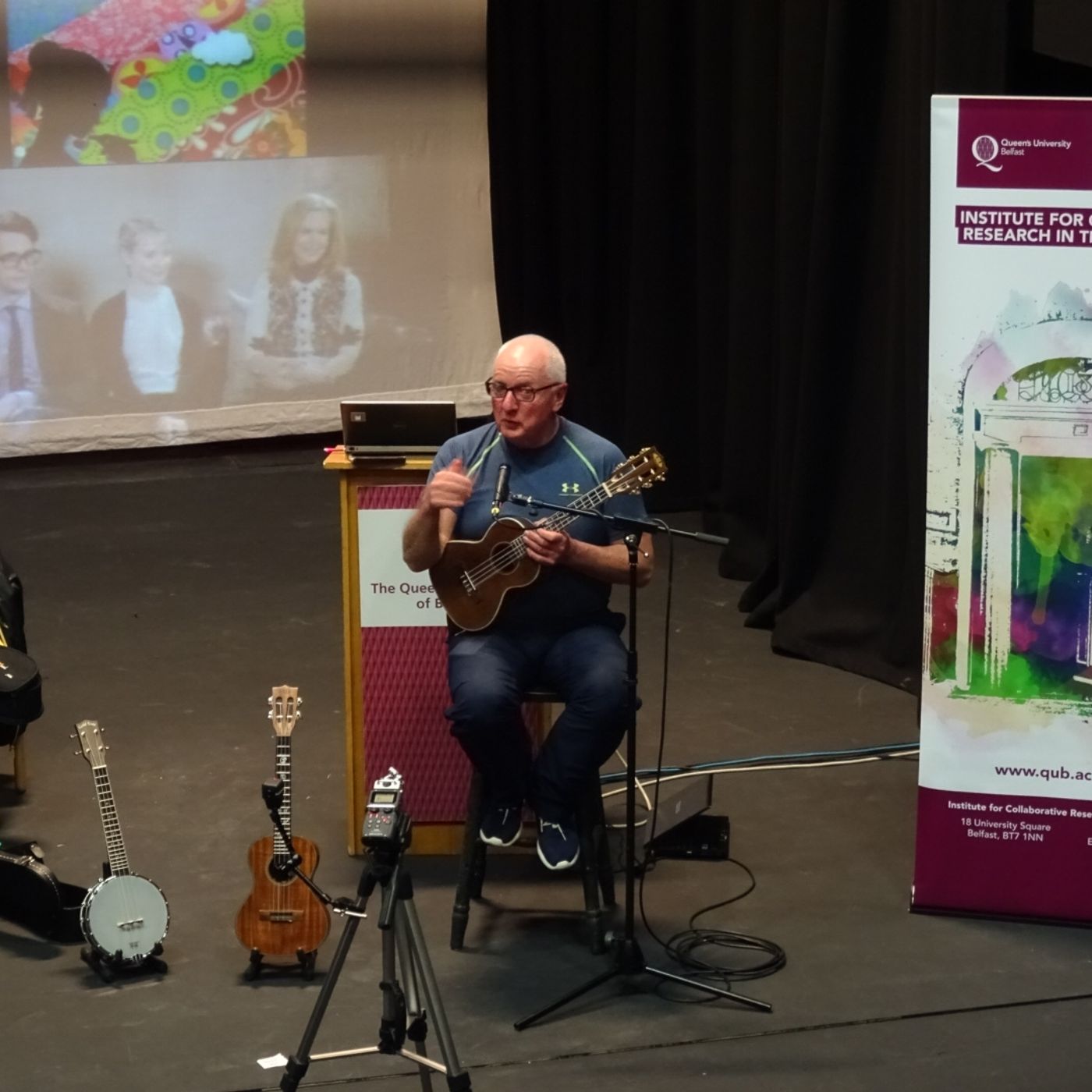 #WorkingClassLife Glasgow & Belfast musician Hugh Jordan livening up the afternoon session @QUB_Humanities episode artwork