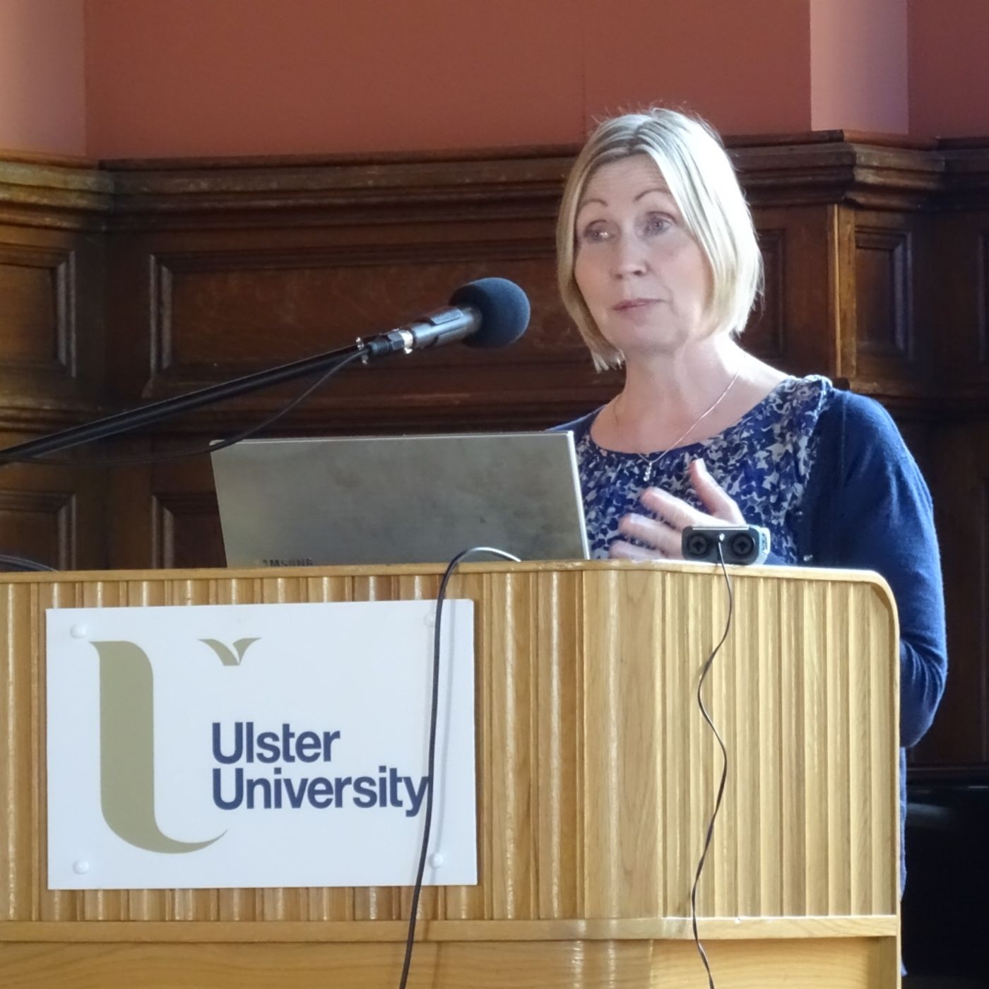 #xss15 @ErvineLinda explaining background to Turas Irish language classes in East Belfast episode artwork