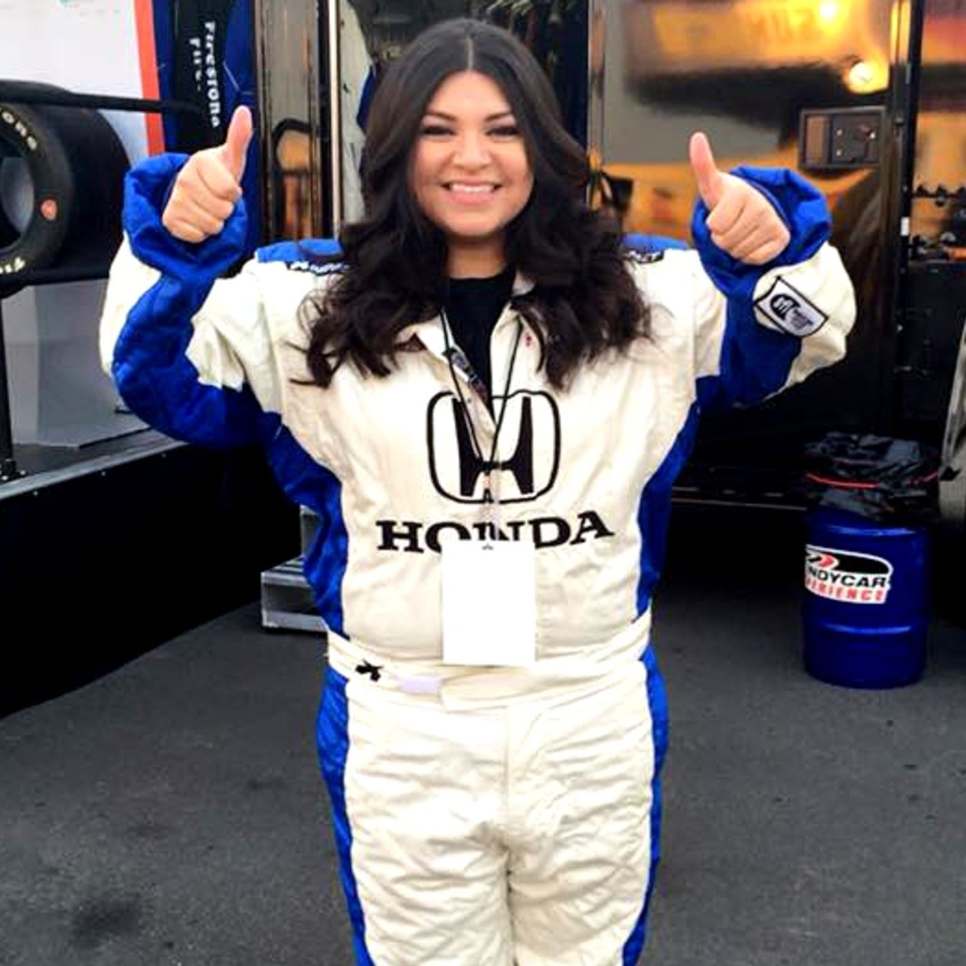 June 26, 2015: Jackie Rides an IndyCar With Mario Andretti thumbnail