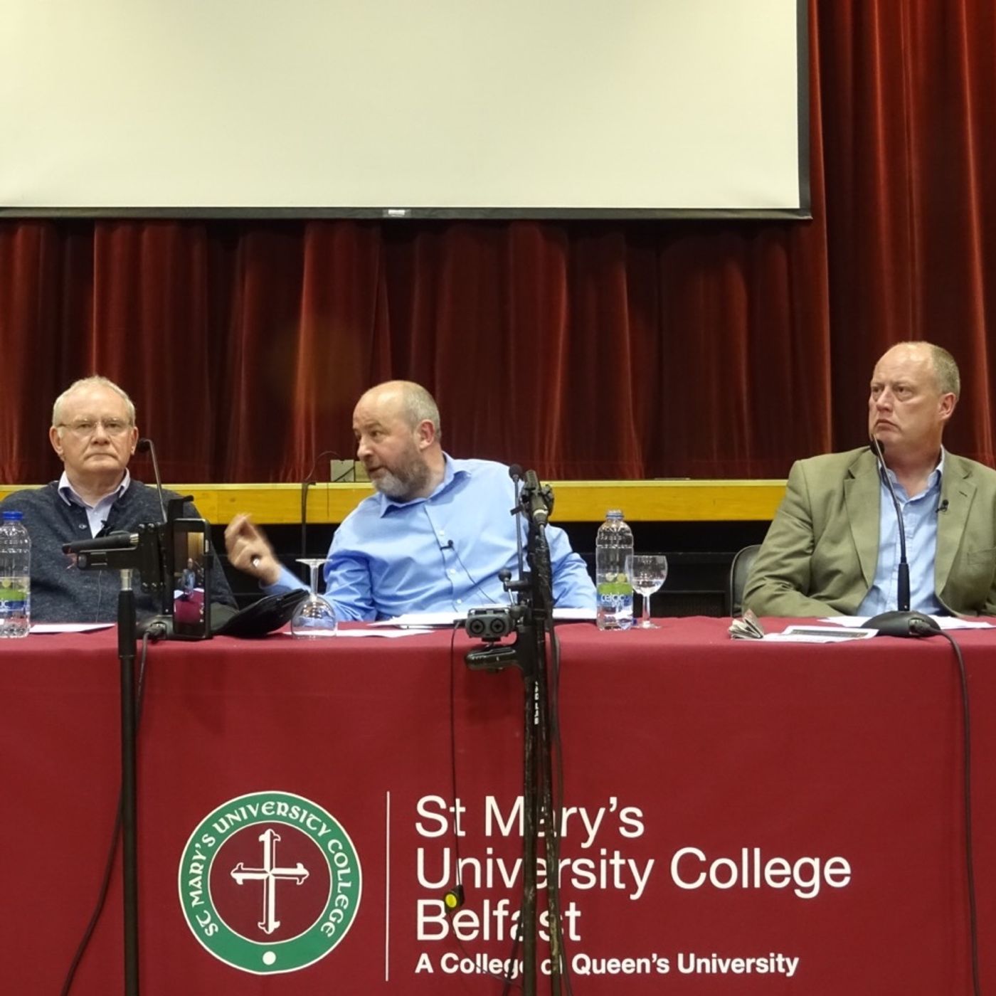 Part 1 of #feile15 panel with @M_McGuinness_SF & @ChiefConPSNI with @BrianPJRowan episode artwork