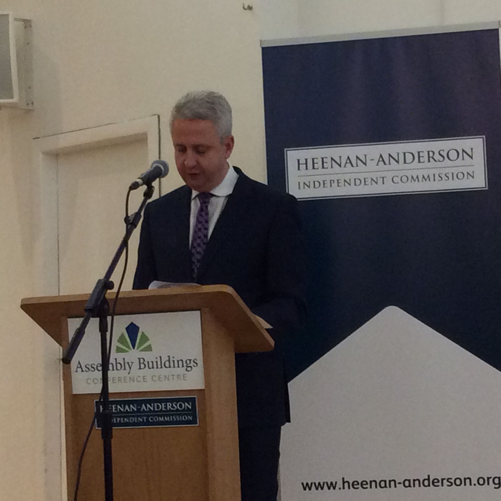 .@IvanLewisNI responding to #HeenanAnderson report &  NI political situation episode artwork