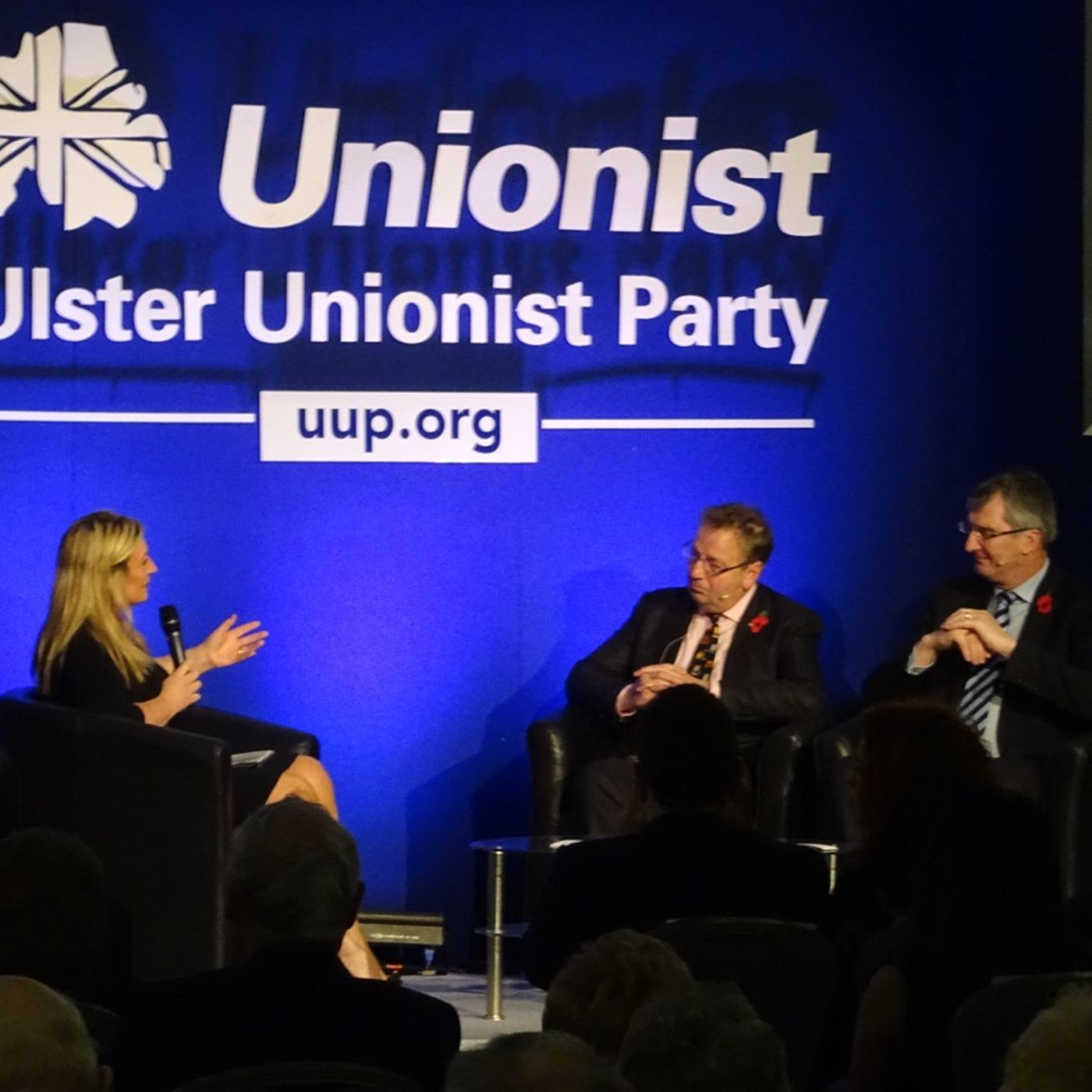 #UUP15 @MsLyndaBryans interviewing Danny Kinahan @DdeBK and @TElliott_UUP episode artwork