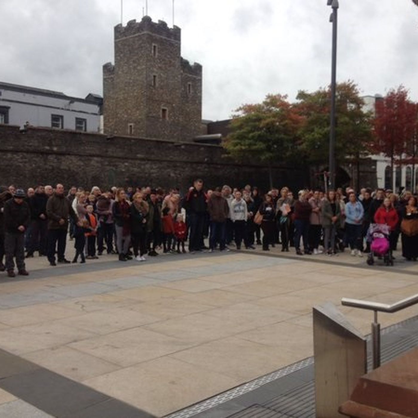 LISTEN - Around 200 people gathered in #Derry for suicide awareness rally episode artwork