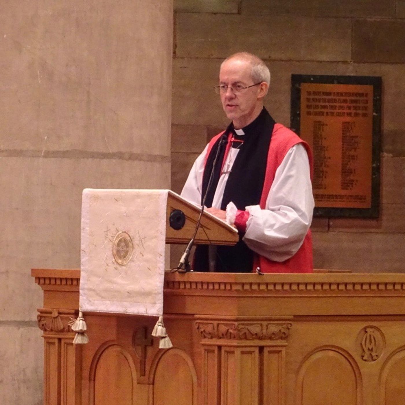 Archbishop of Canterbury @JustinWelby delivering sermon at @Corrymeela service of thanksgiving episode artwork