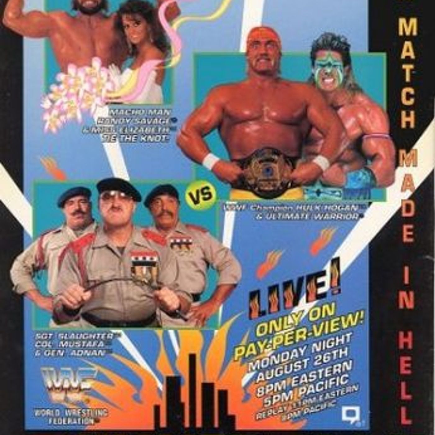 SummerSlam 1991: Hogan & Warrior vs. Three Old Men episode artwork