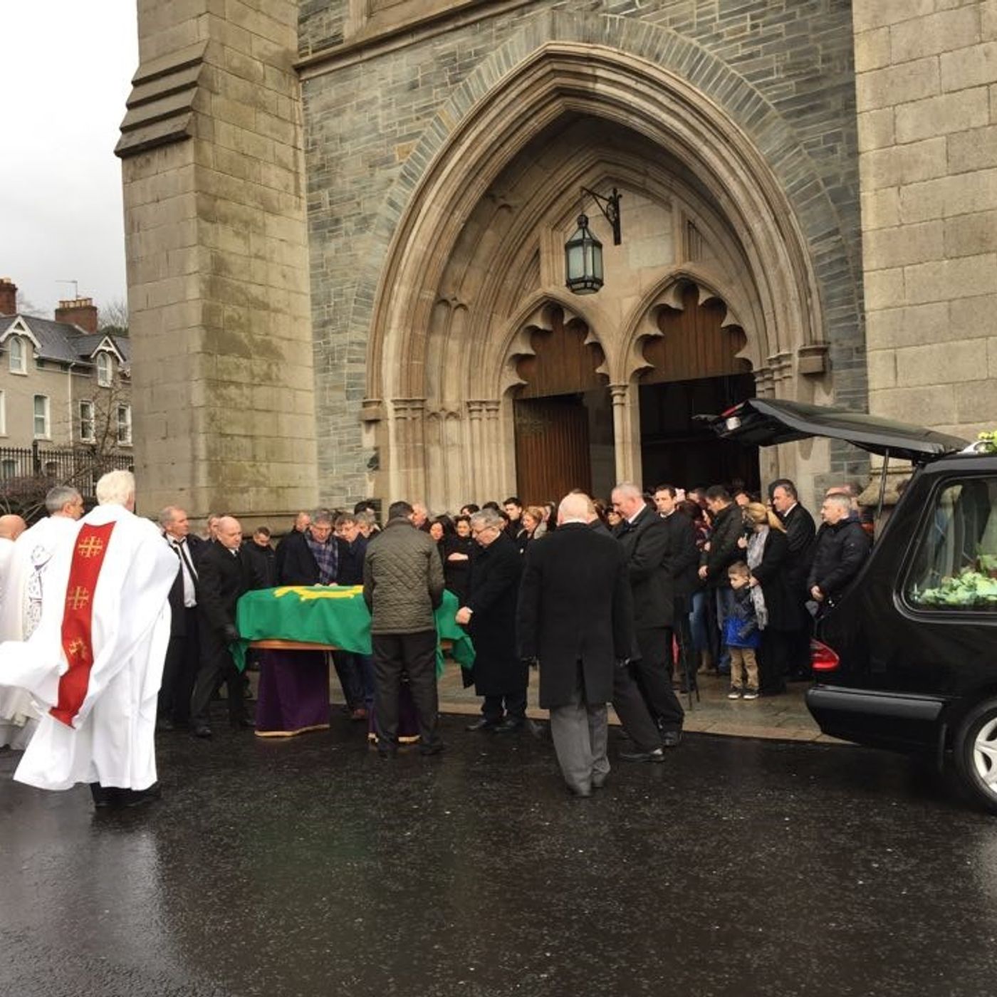 LISTEN-  Funeral for veteran civil rights activist Paddy Doherty has taken place episode artwork