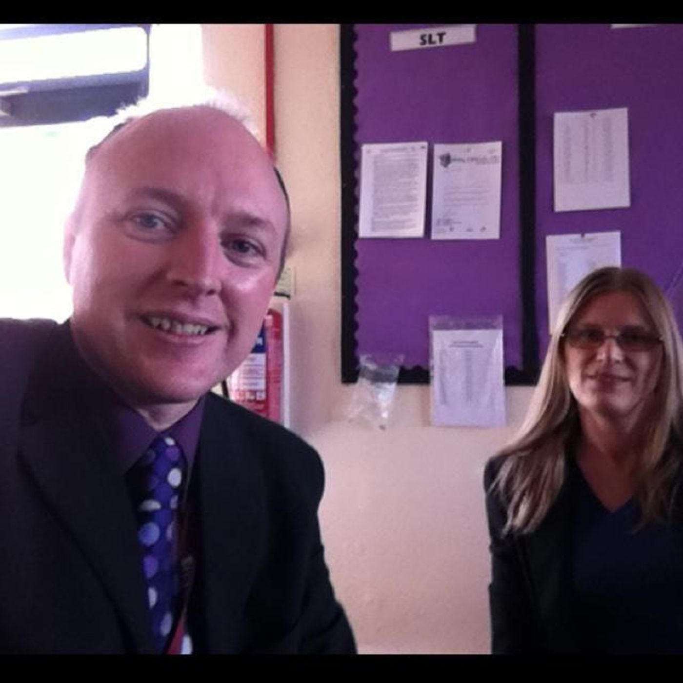 @moodlefairy and @teknoteacher discuss potential of audioboo and compare desktop to mobile versions episode artwork