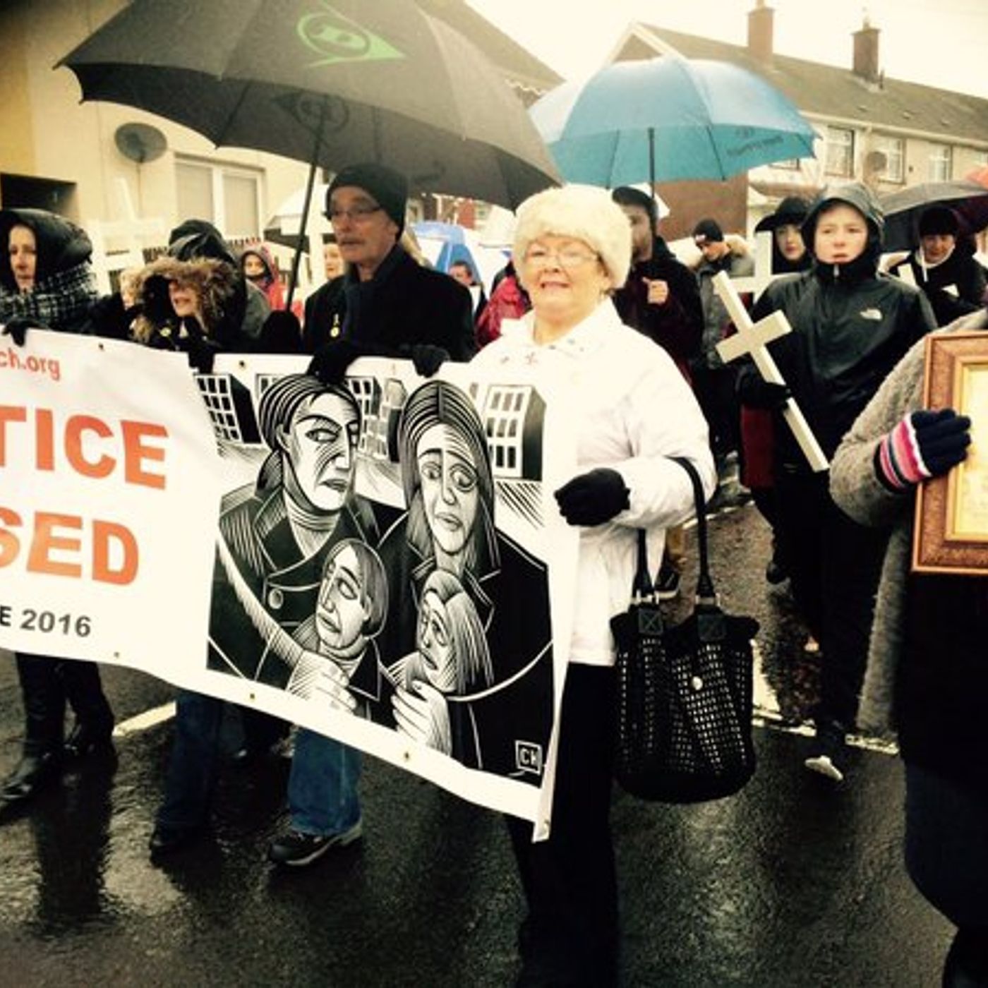 LISTEN: @teresamcraig reports from the Bloody Sunday march in #Derry episode artwork
