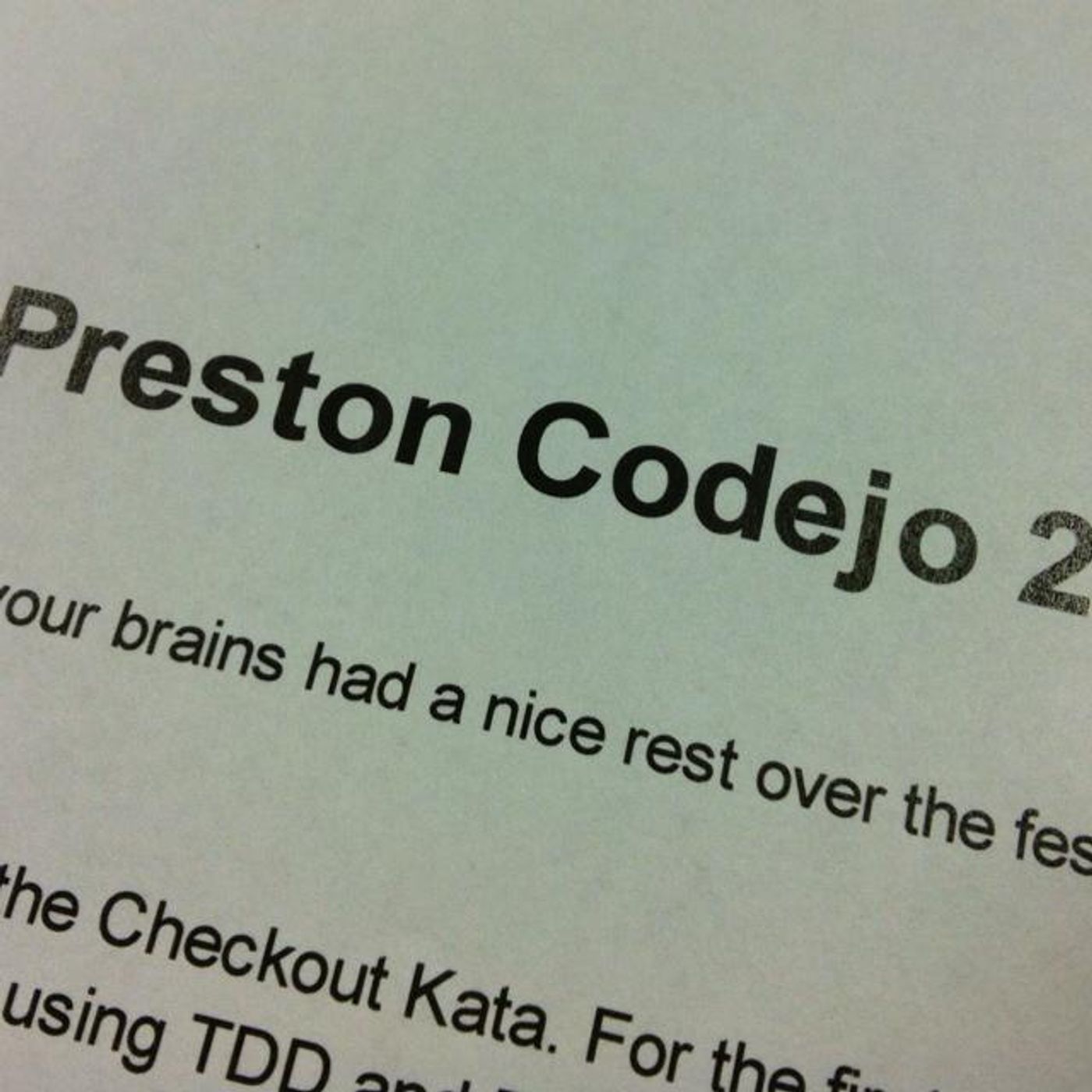 Preston Codejo #2, Tim Hastings discusses Test Driven Development in programming episode artwork