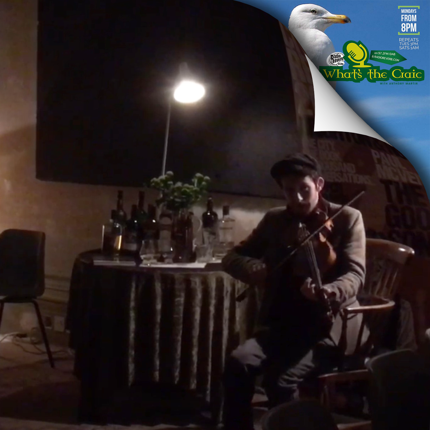 Out and about on St Patricks Day : Chat and music with fiddler Rowan Piggott