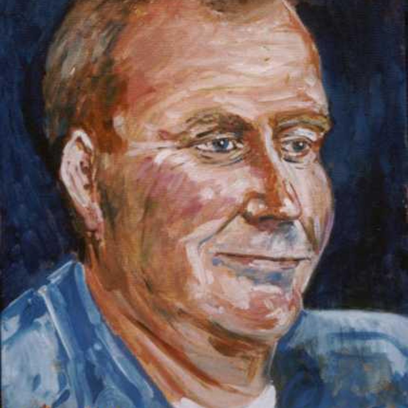 Bruce on his portrait episode artwork
