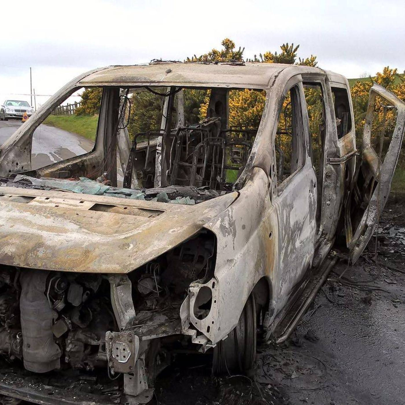 Stolen taxi used by disabled children burnt out episode artwork