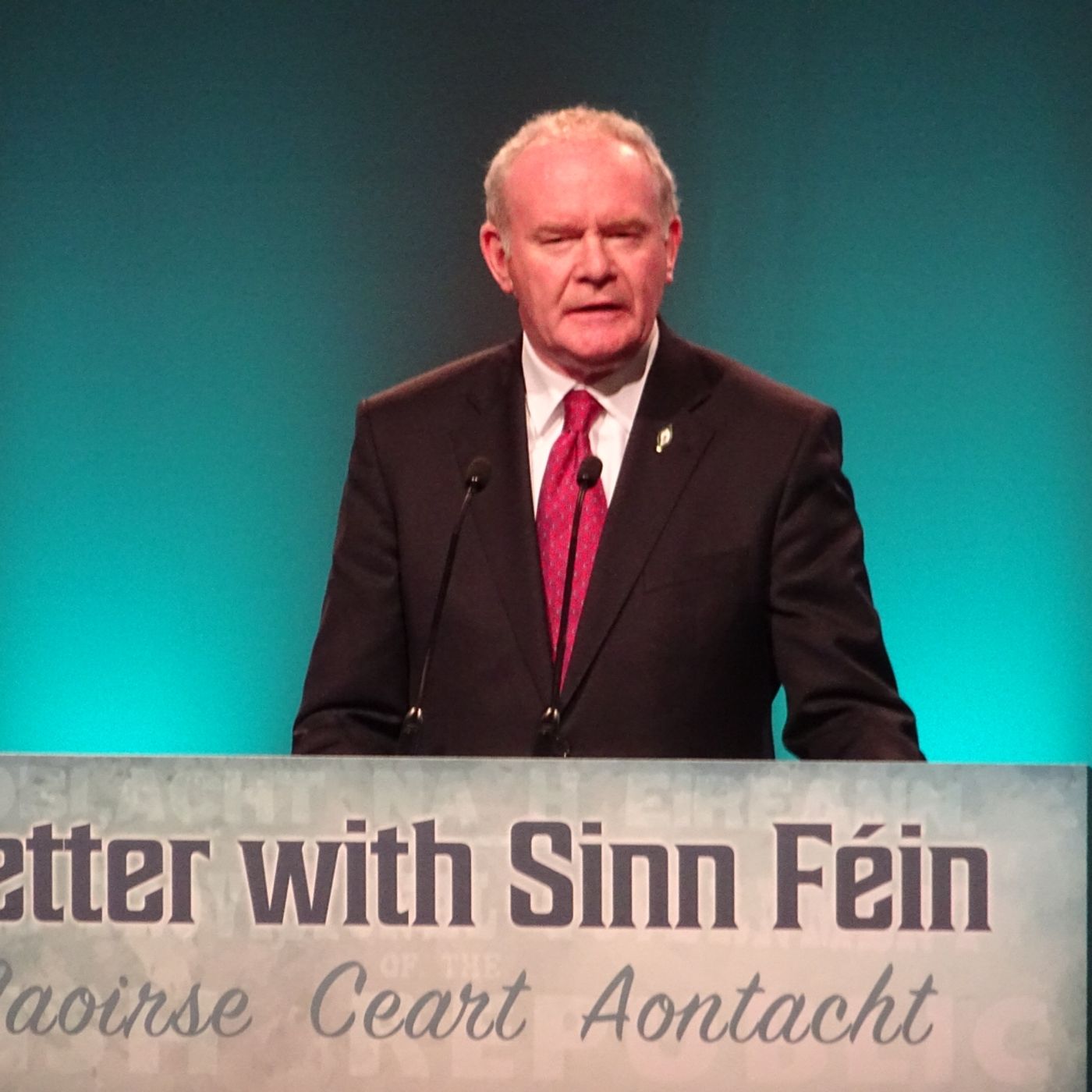 #sfaf16 @M_McGuinness_SF addressing @sinnfinnireland ard fheis (Fri) episode artwork