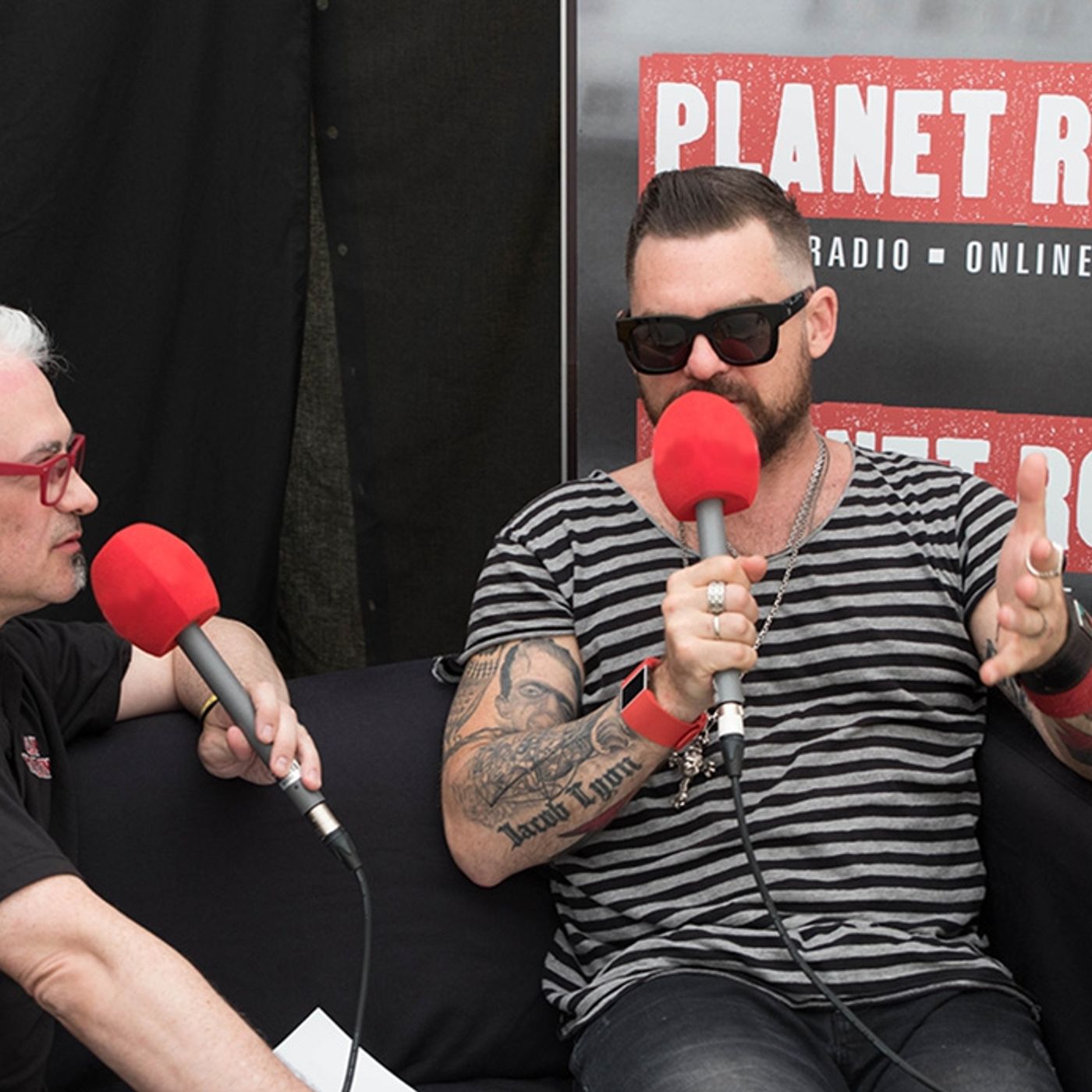 Rival Sons backstage at Download Festival 2016