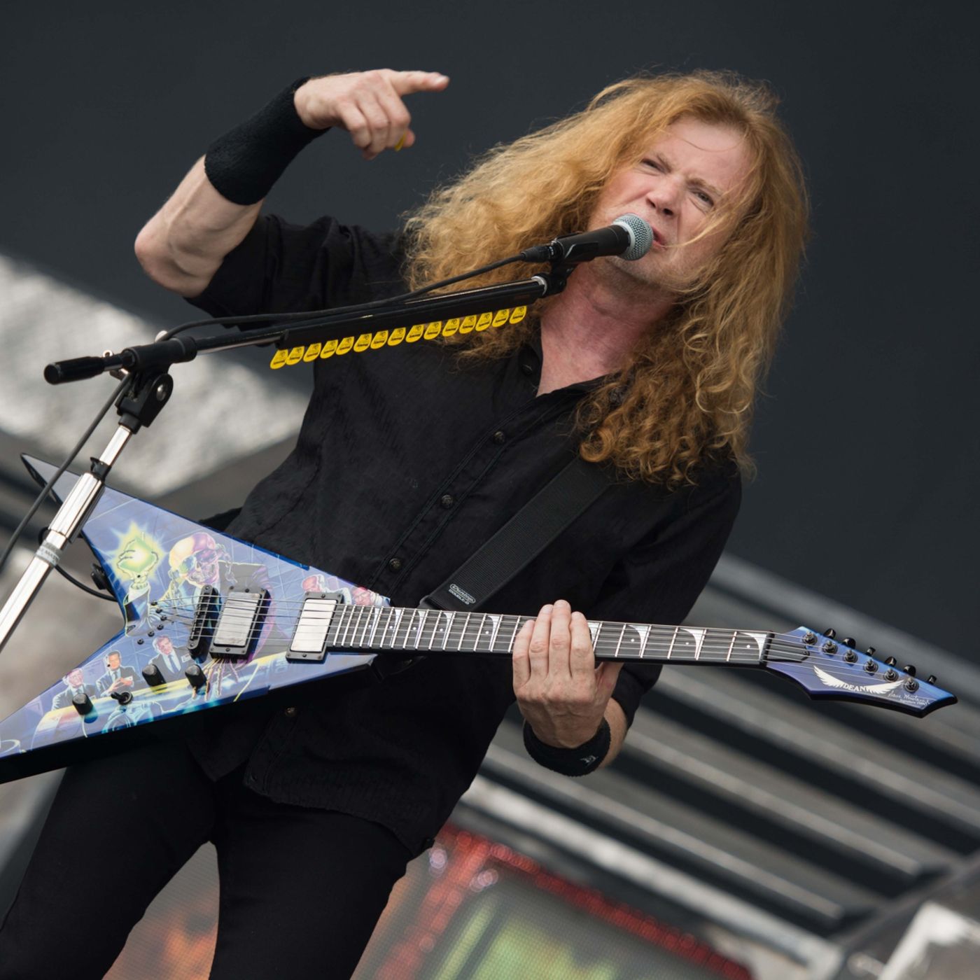 Megadeth backstage at Download Festival 2016