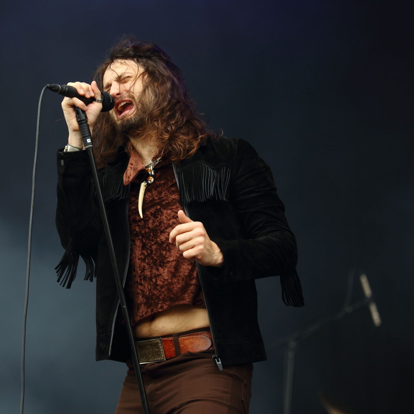 Scorpion Child backstage at Download Festival 2016