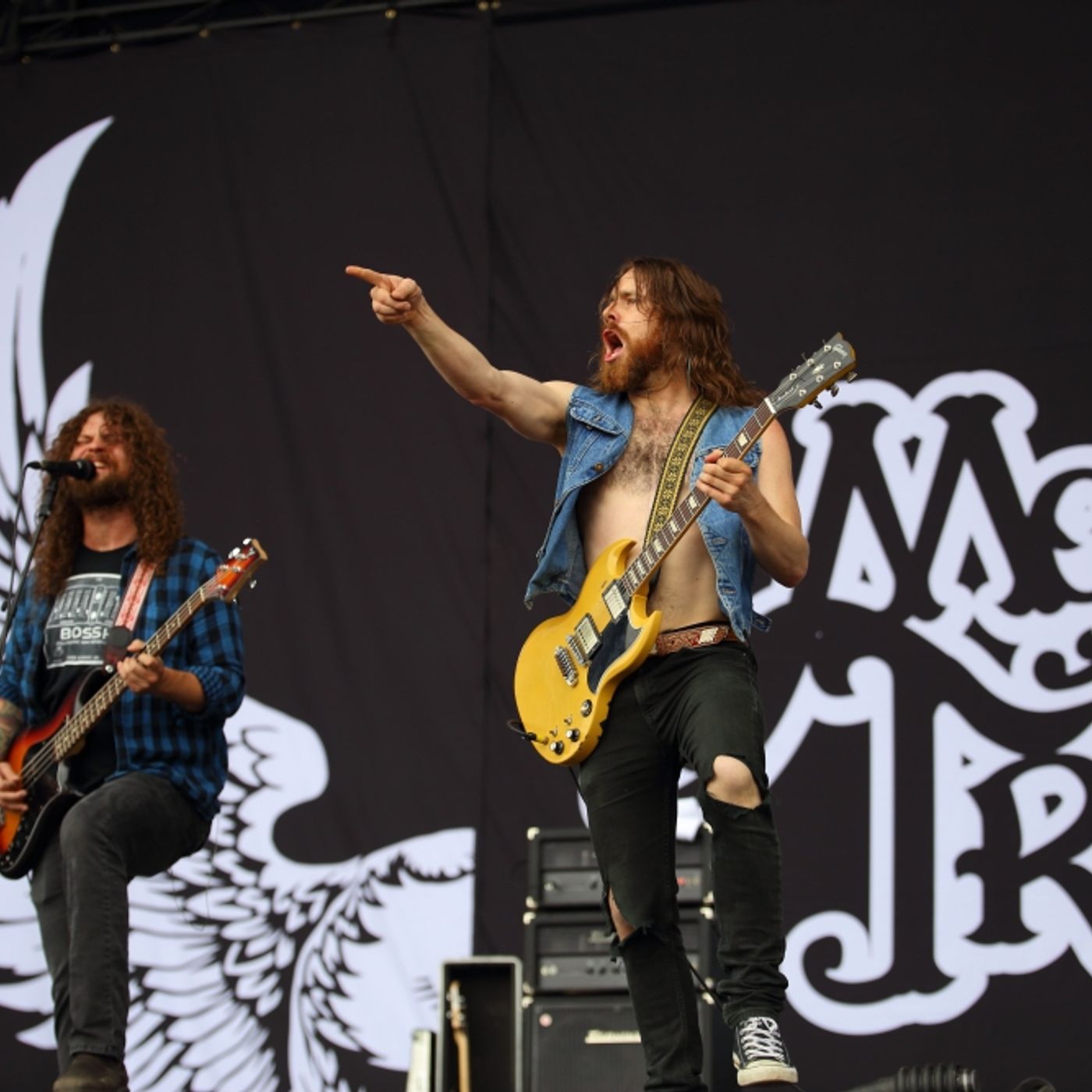 Monster Truck backstage at Download Festival 2016