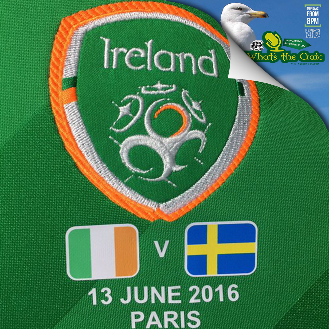 Euro 2016 : Ireland v Sweden post mortem with "craic-fan" Derek Croghan episode artwork