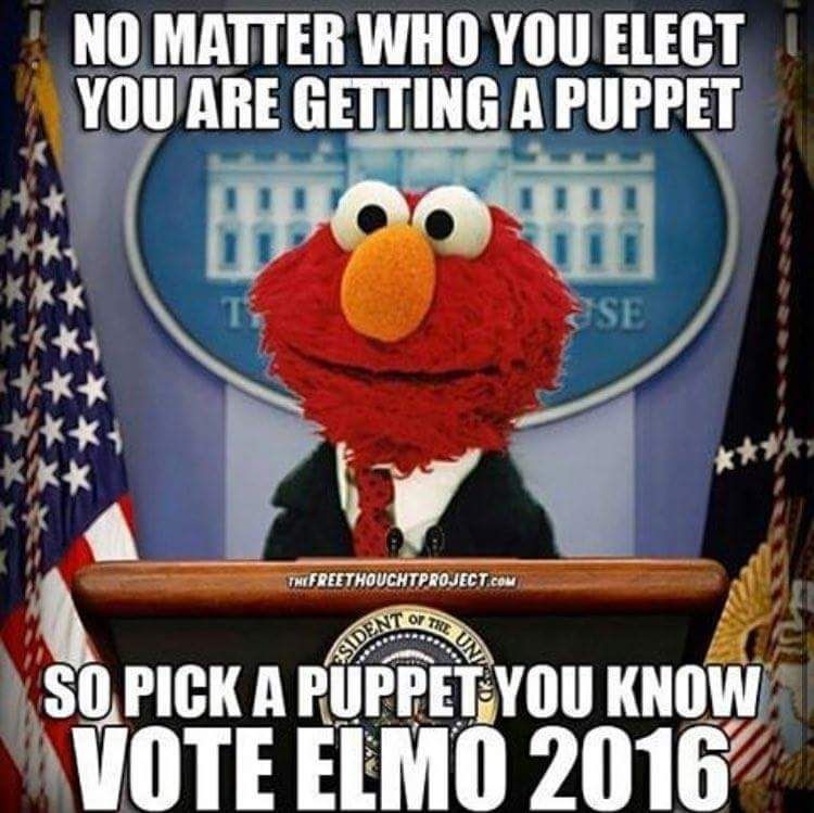 I ve got a puppet. Puppet, who are you?. No matter who is the President.
