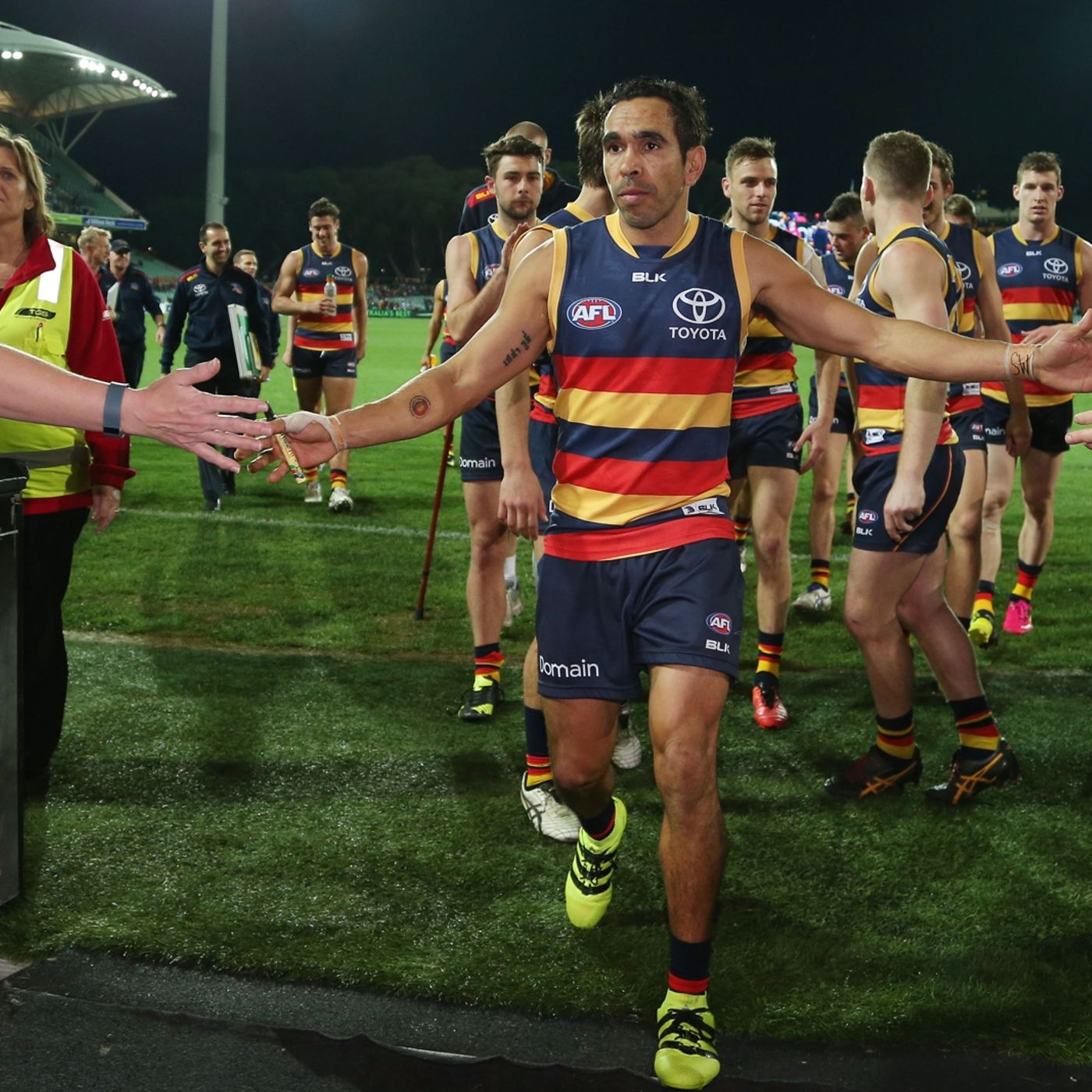 Eddie Betts on FIVEaa breakfast episode artwork