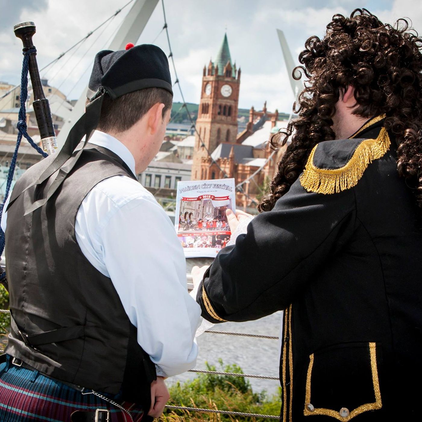 Listen:  Bagpipes, Bluegrass and Siege Tales...the Maiden City festival is underway episode artwork