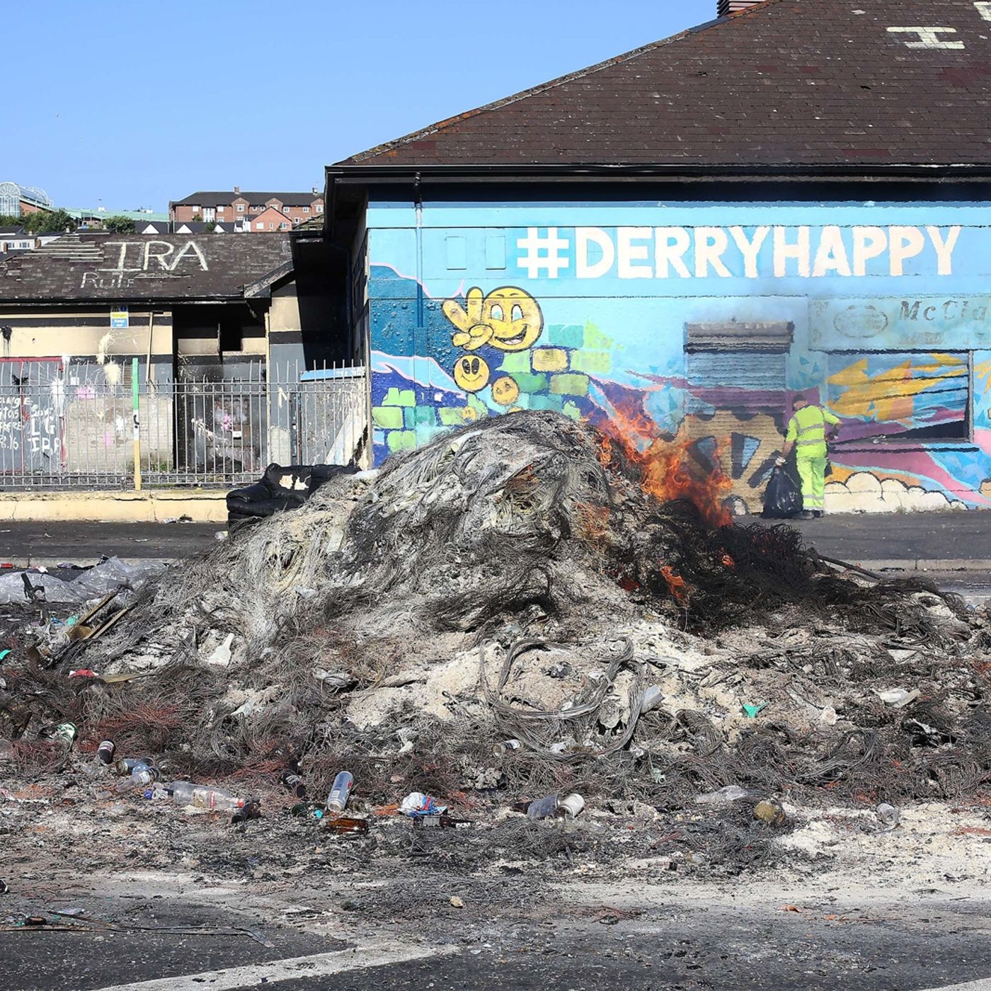 Listen: As council counts the cost, residents react to Bogside bonfire episode artwork