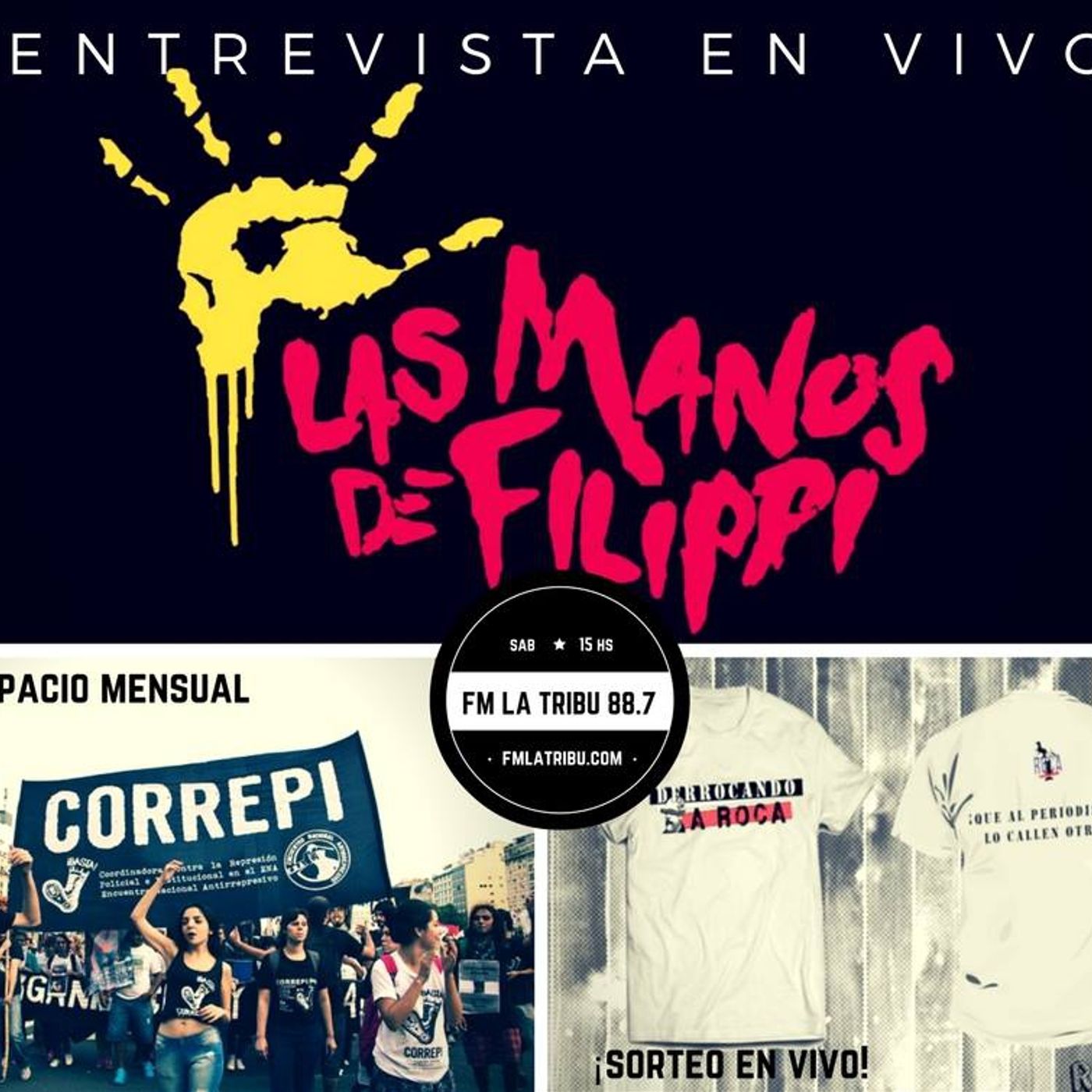 #177 Las Manos de Filippi + Correpi: Criminalización de la protesta + Sorteo episode artwork