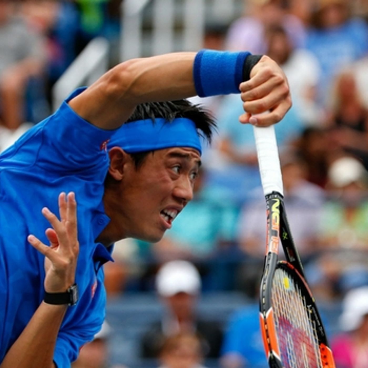 Nishikori takes 1st set episode artwork