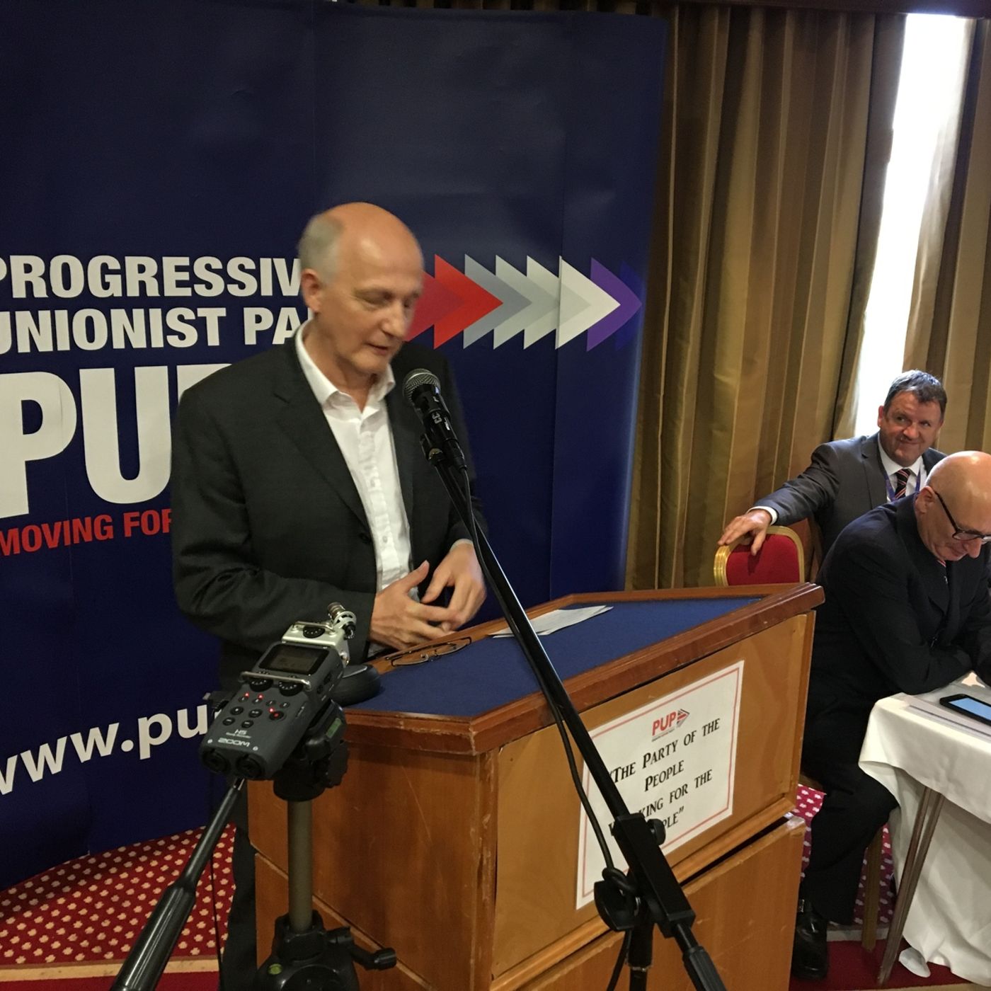#pup2016 Commentator Alex Kane @alexkane221b addressing the party's future episode artwork