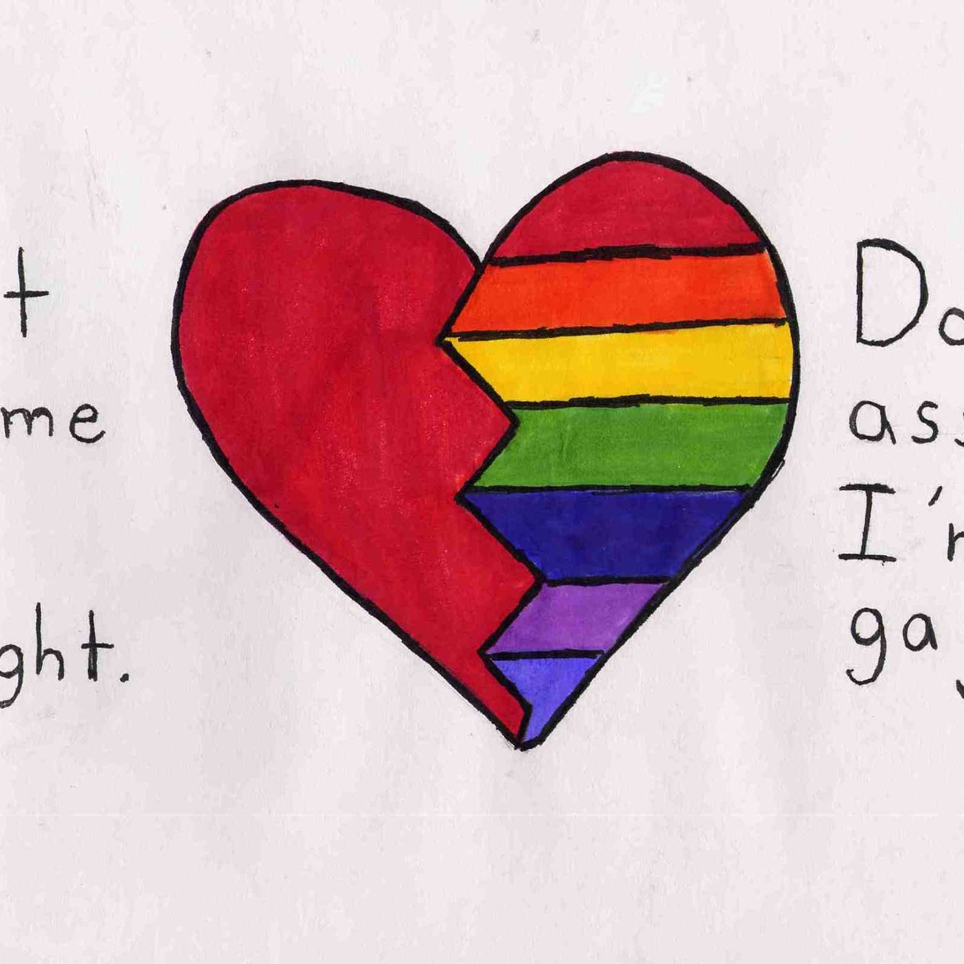 "When you're faced with all of that, you're less likely to come out" episode artwork