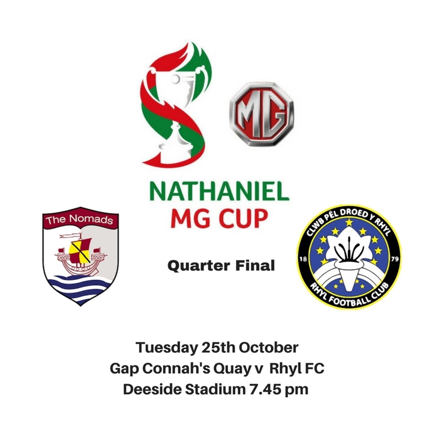 Match Preview Nathaniel MG Cup Quarter Final - Gap Connahs Quay episode artwork