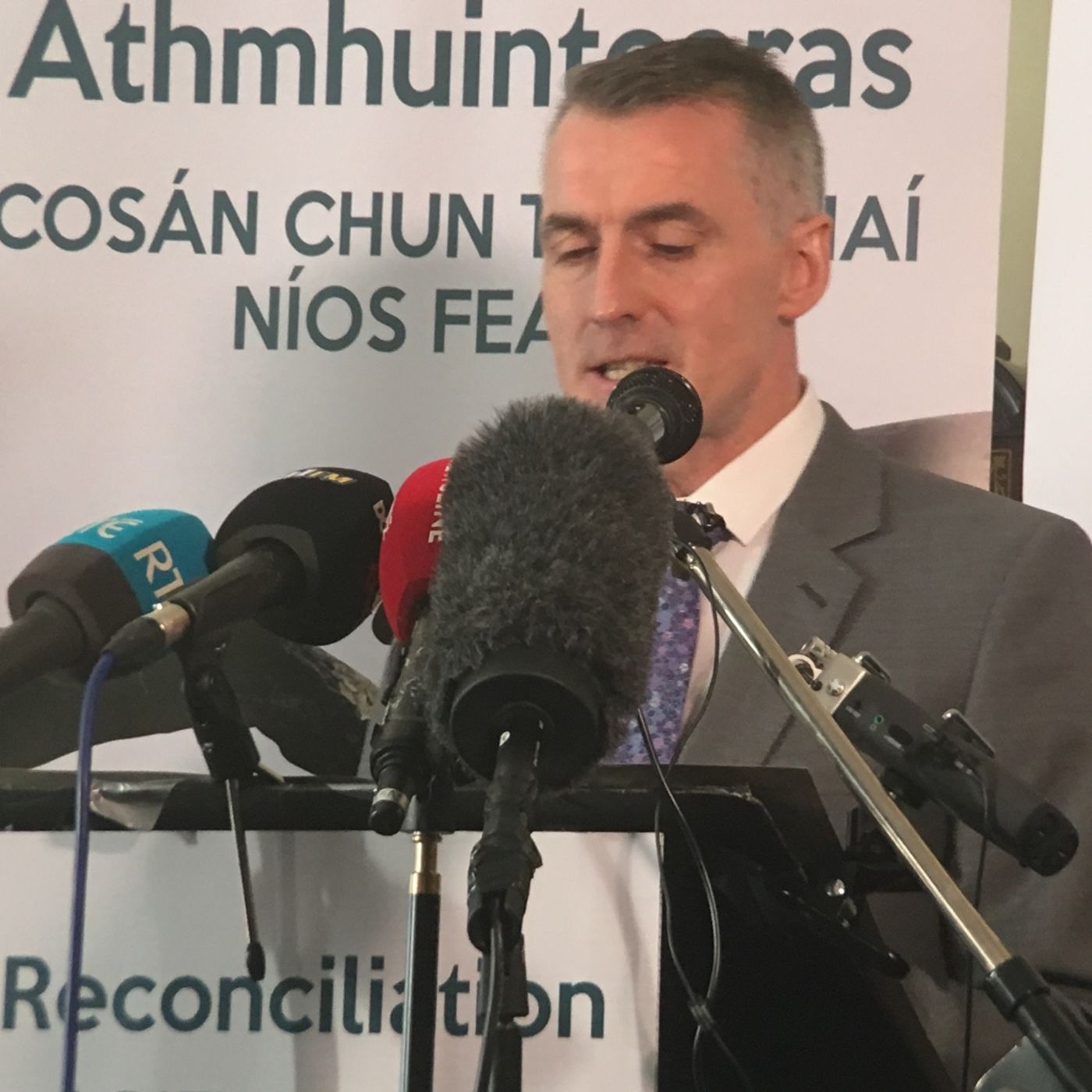 Sinn Fein's @DeclanKearneySF relaunching party's policy on reconciliation and healing episode artwork