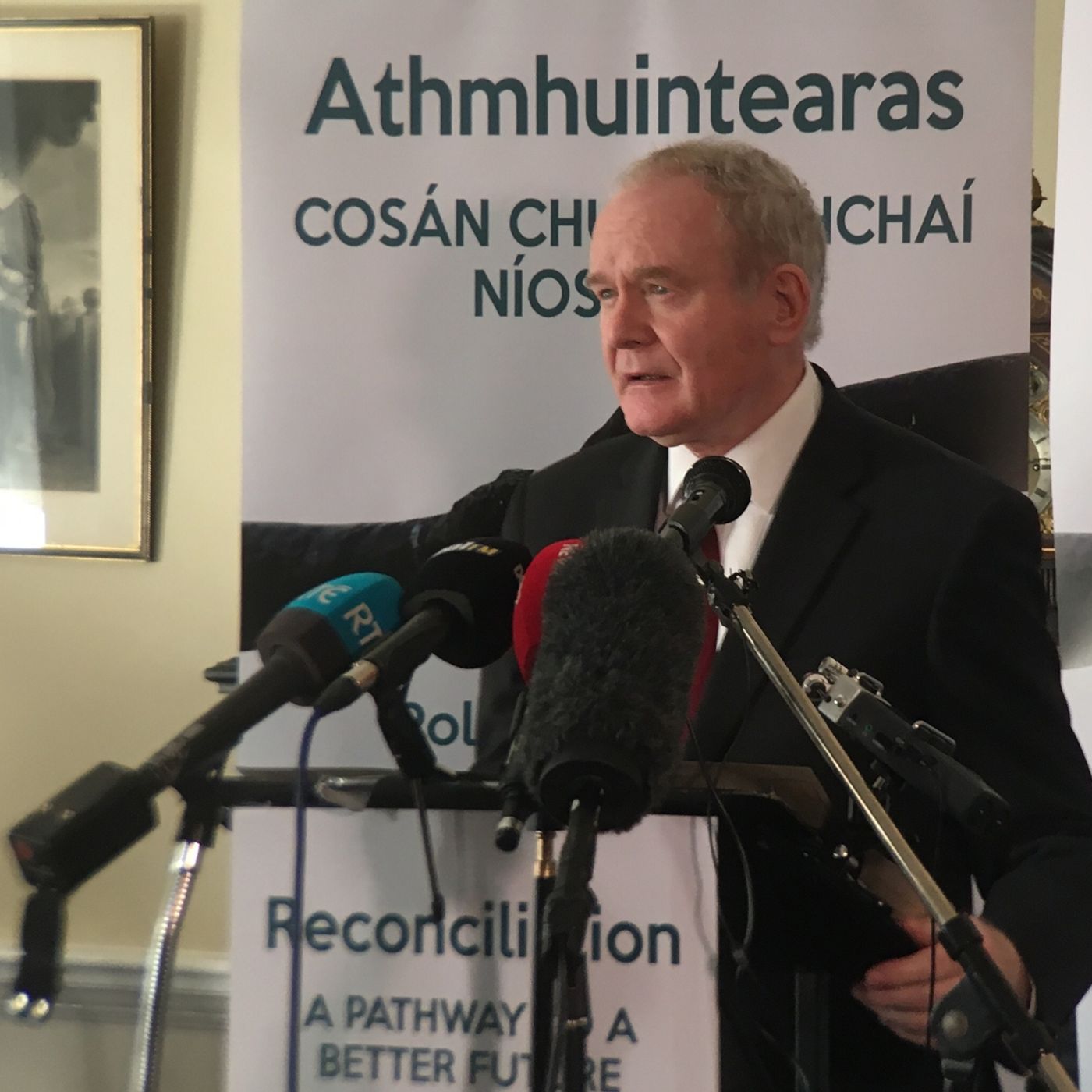 Sinn Fein's @M_McGuinness_SF relaunching party's policy on reconciliation and healing episode artwork
