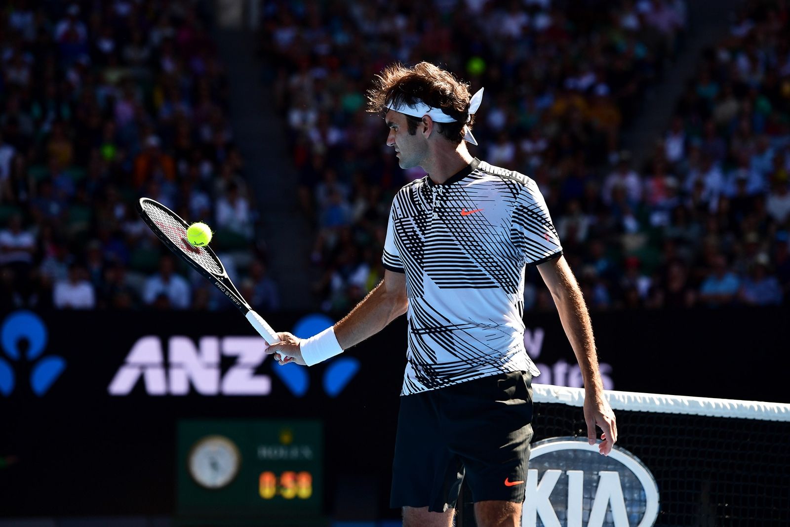 Australian Open Tennis / Roger Federer v Noah Rubin highlights on AO Radio