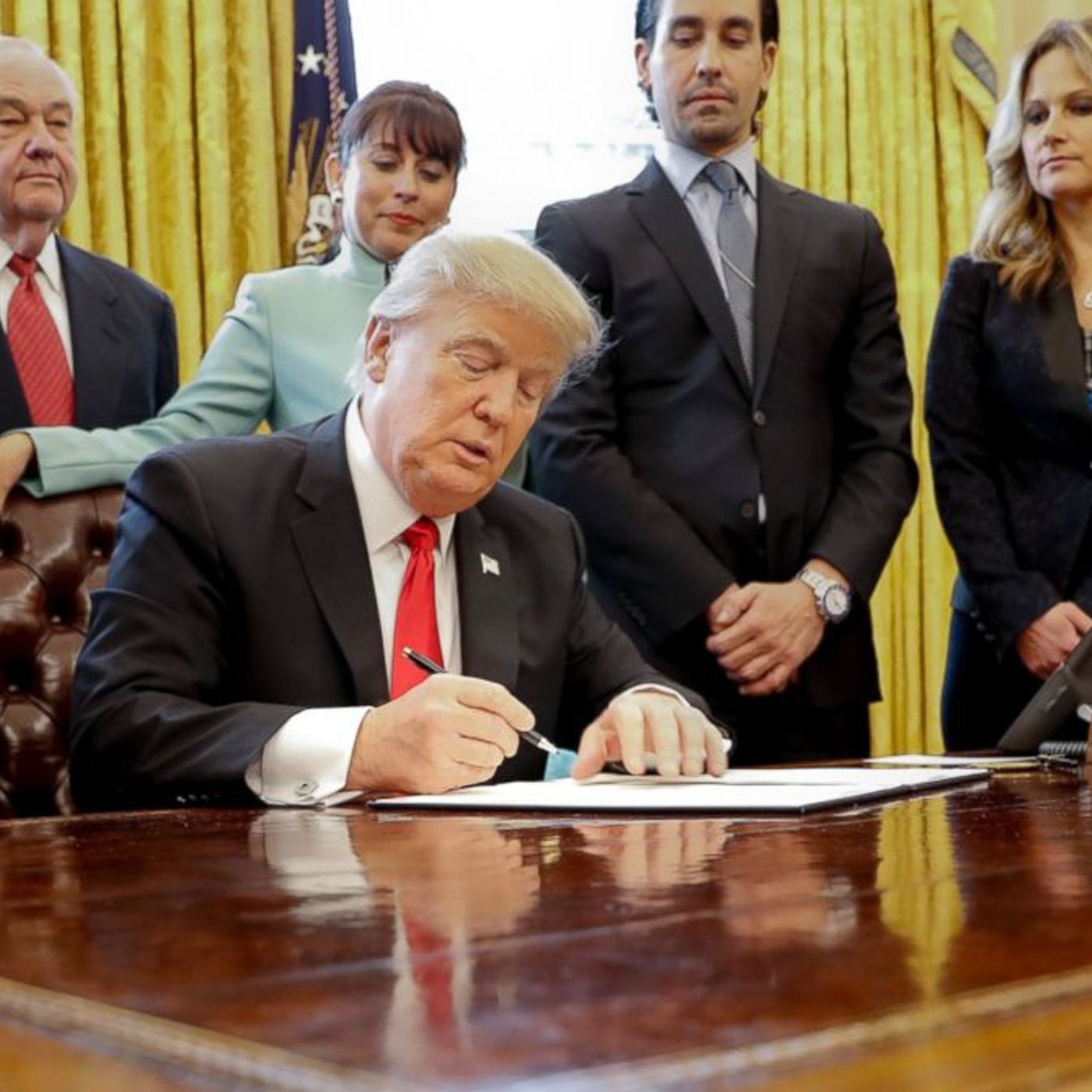 Praise for at least one of President Trump's orders episode artwork