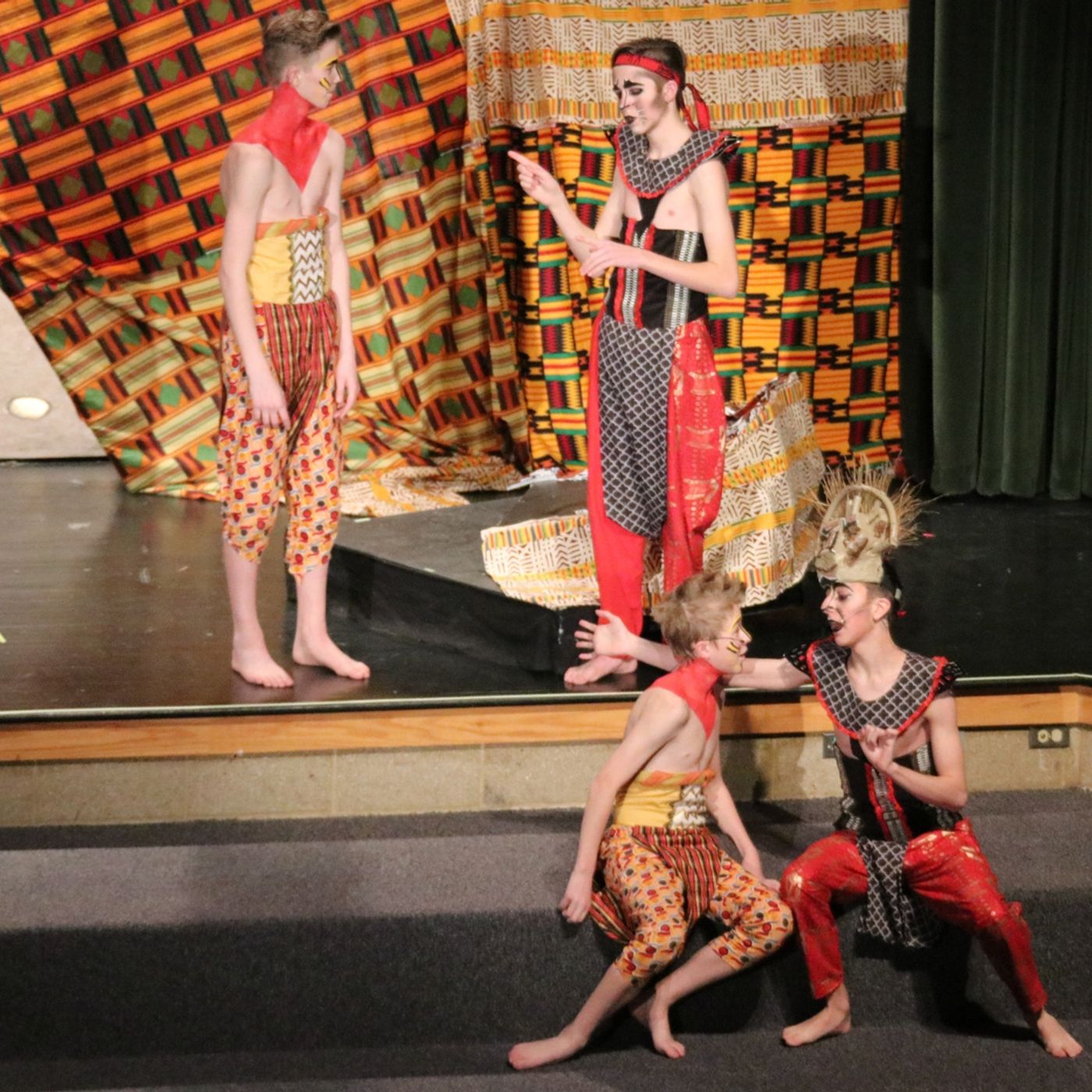 Elk Ridge Middle School signing while singing The Lion King episode artwork
