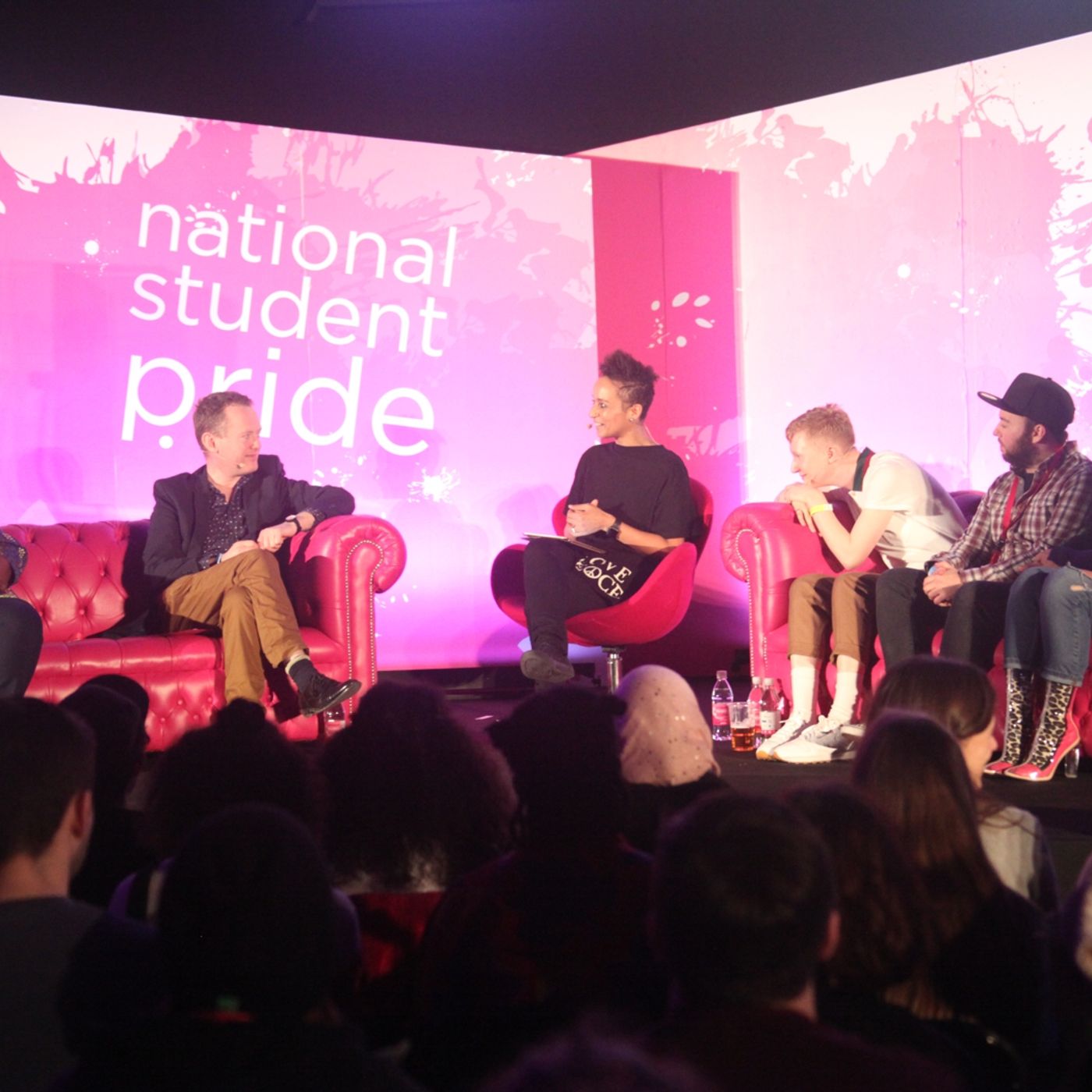 Intersectionality panel at National Student Pride 2017 in association with Being Me Campaign episode artwork