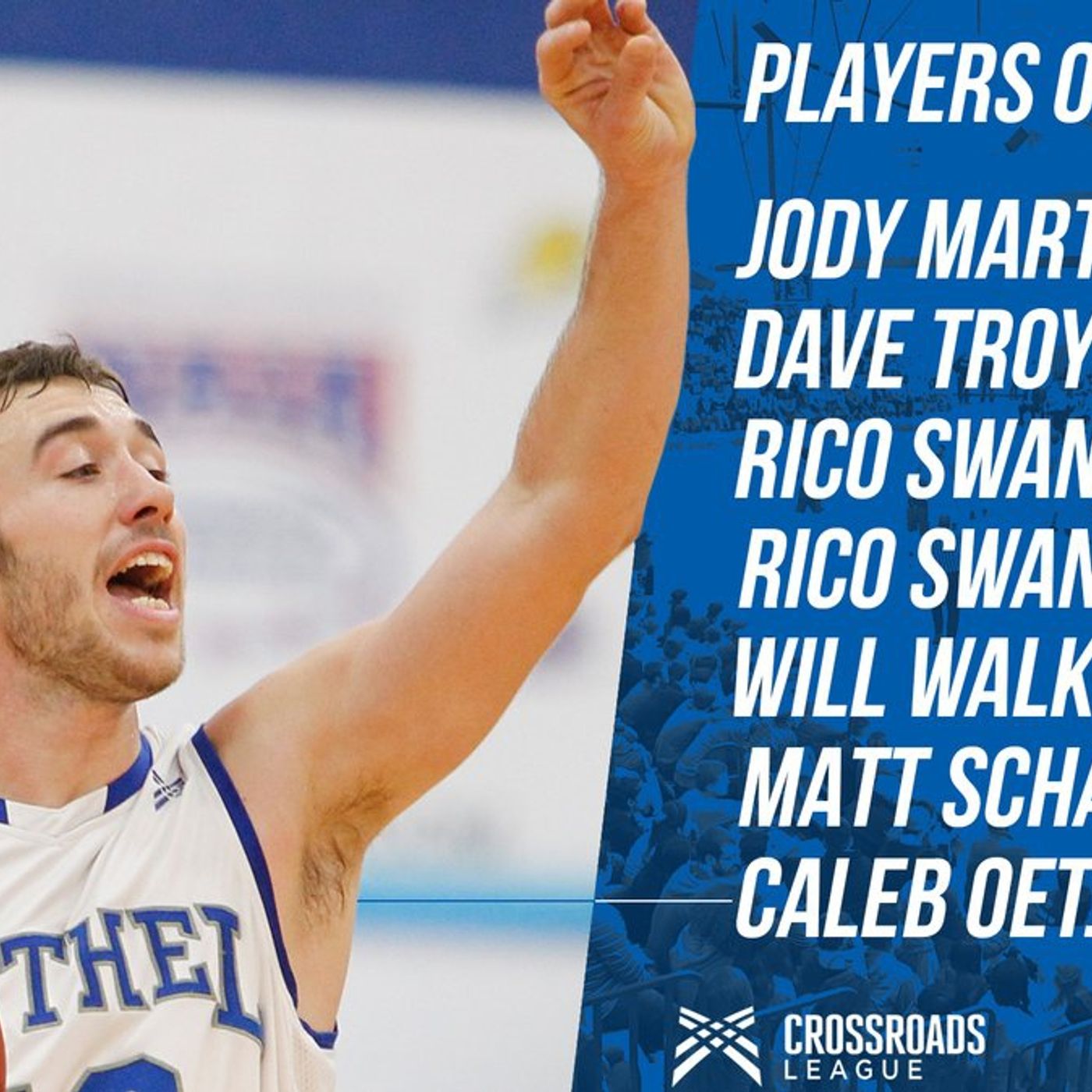 Crossroads League Player of the Year Caleb Oetjen talks about Bethel's resilience episode artwork